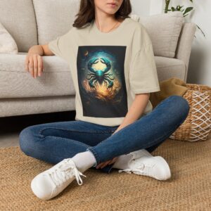 Cancer Zodiac T‑Shirt – Bold Crab Astrology Graphic Tee (I Never Said I Was Perfect)
