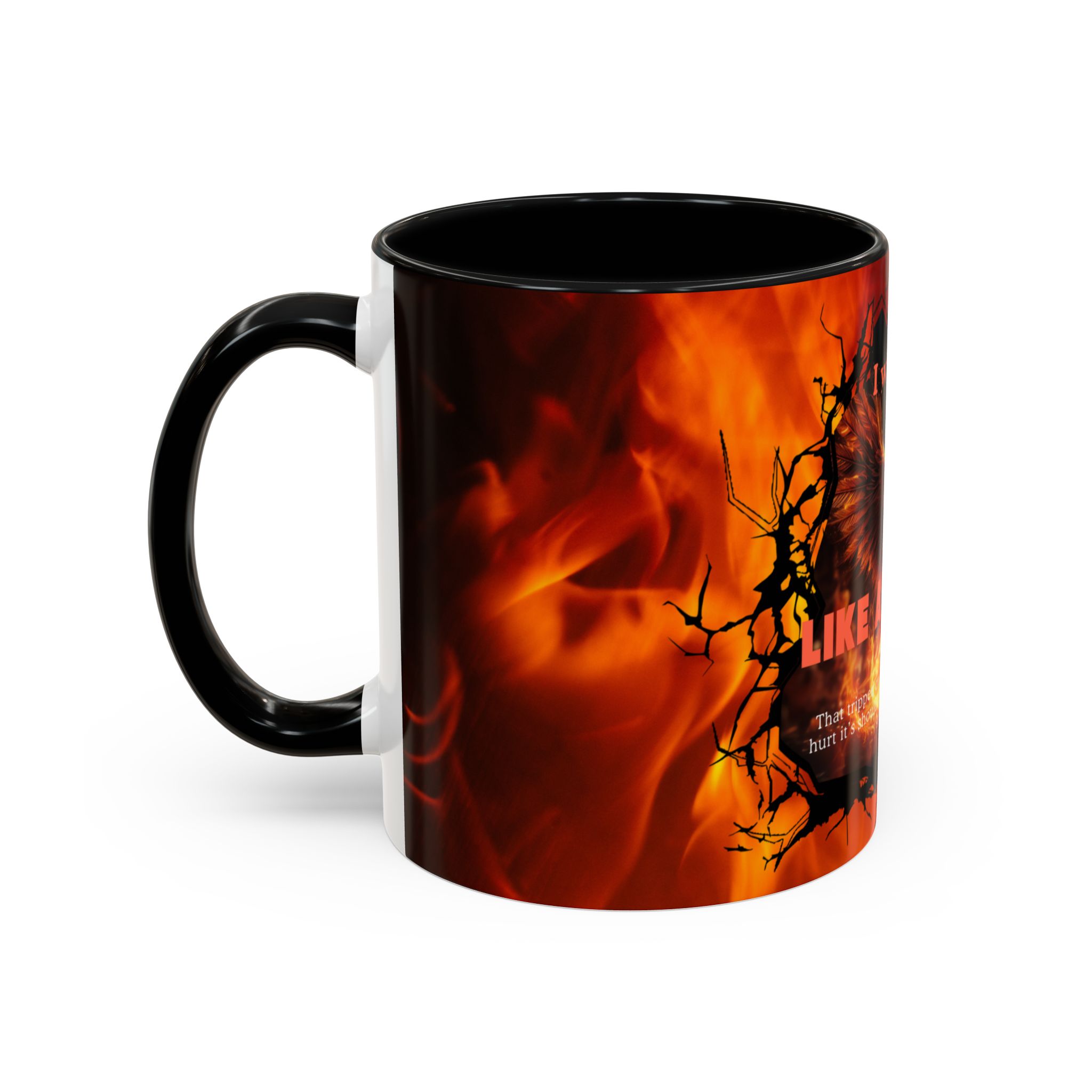 Phoenix Rising Coffee Mug - Motivational Gift for Home, Office, Inspirational Decor, Fire Element, Empowerment Quotes - Image 4