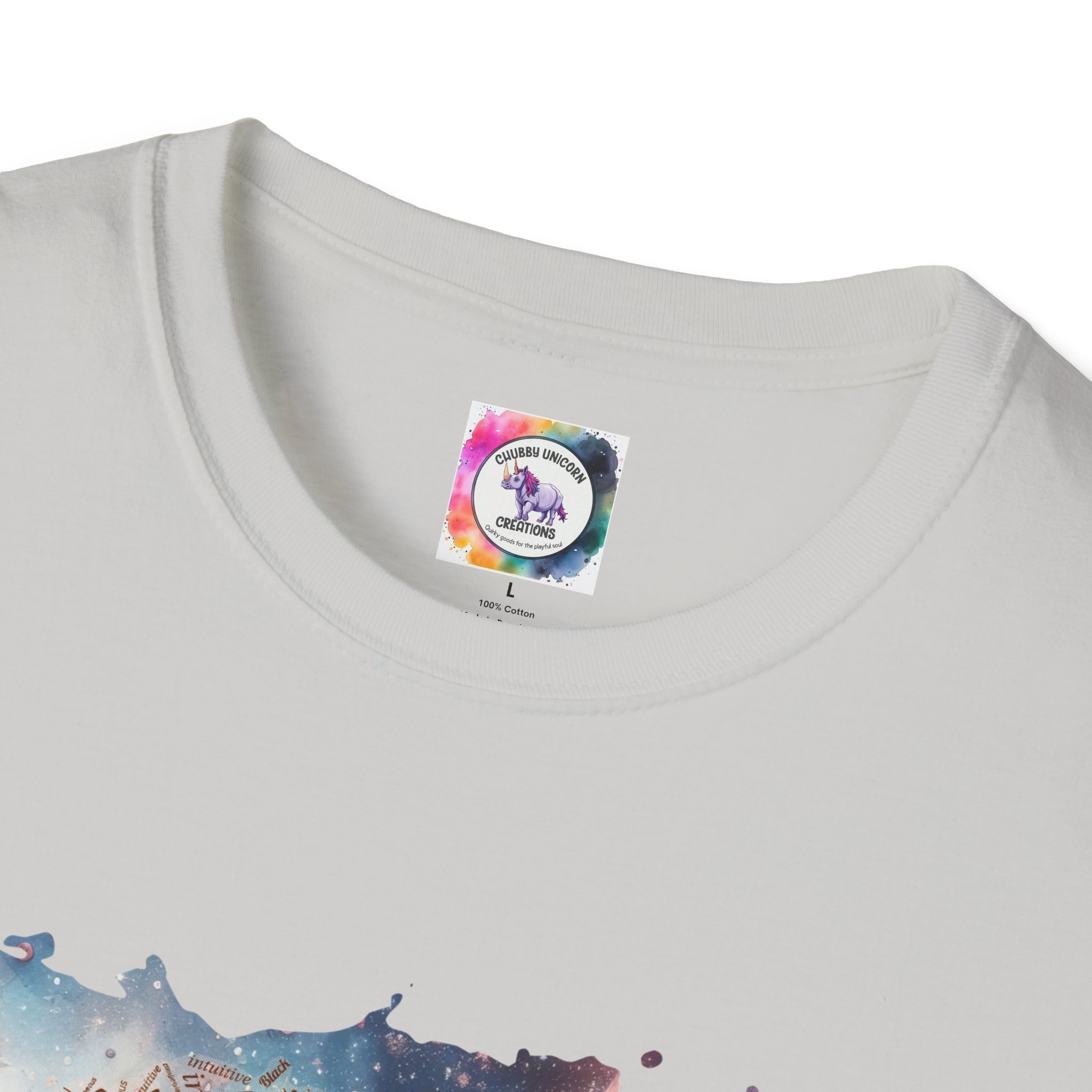 Pisces Queen Portrait T-Shirt — Leopard Headband Watercolor Glam Tee - Image 23