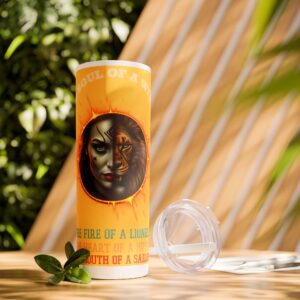 Soul of a Witch 20oz Skinny Tumbler with Straw, Motivational Travel Mug, Unique Gift for Her, Inspirational Drinkware, Perfect for [...]