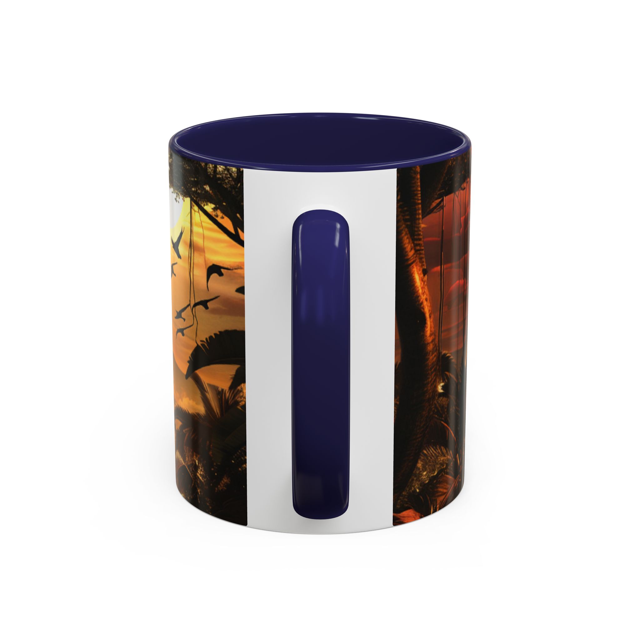 Wildlife Collage Accent Coffee Mug — Rustic Safari Animal Photo Design (11/15 oz) - Image 8