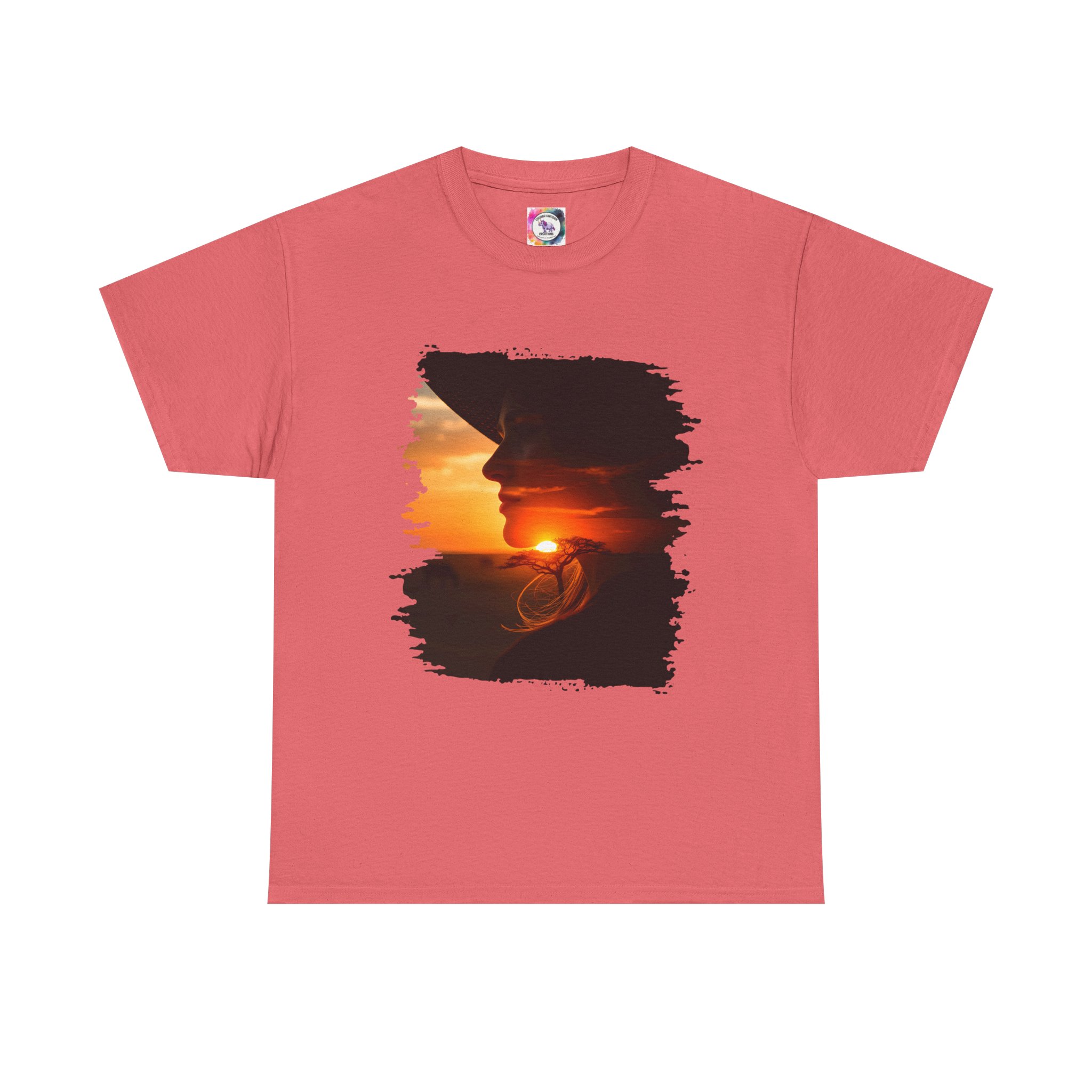 Sunset Savannah Silhouette T-Shirt - Image 9