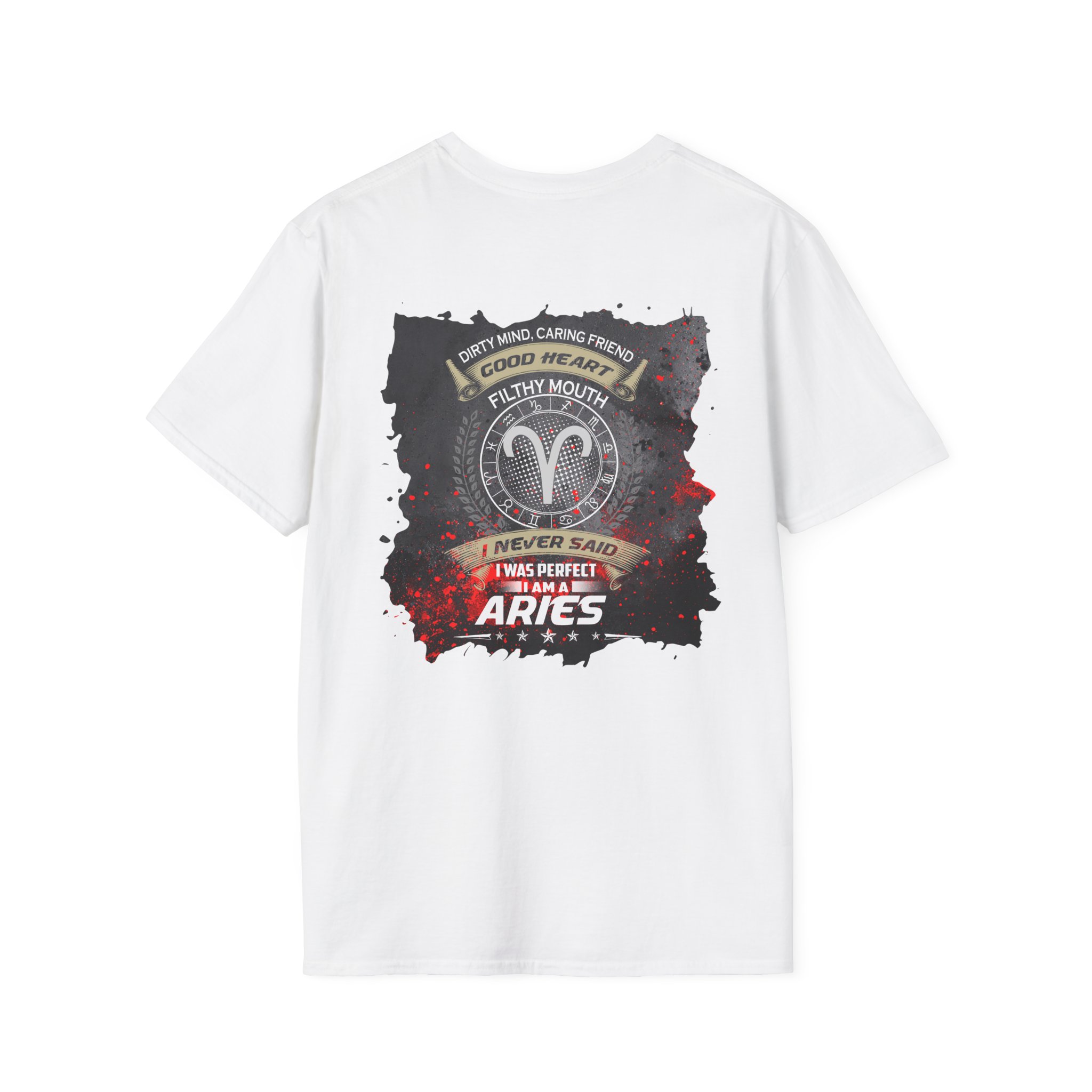 Aries Ram Graphic T-Shirt — Zodiac Sign Tee for Aries Fans - Image 3