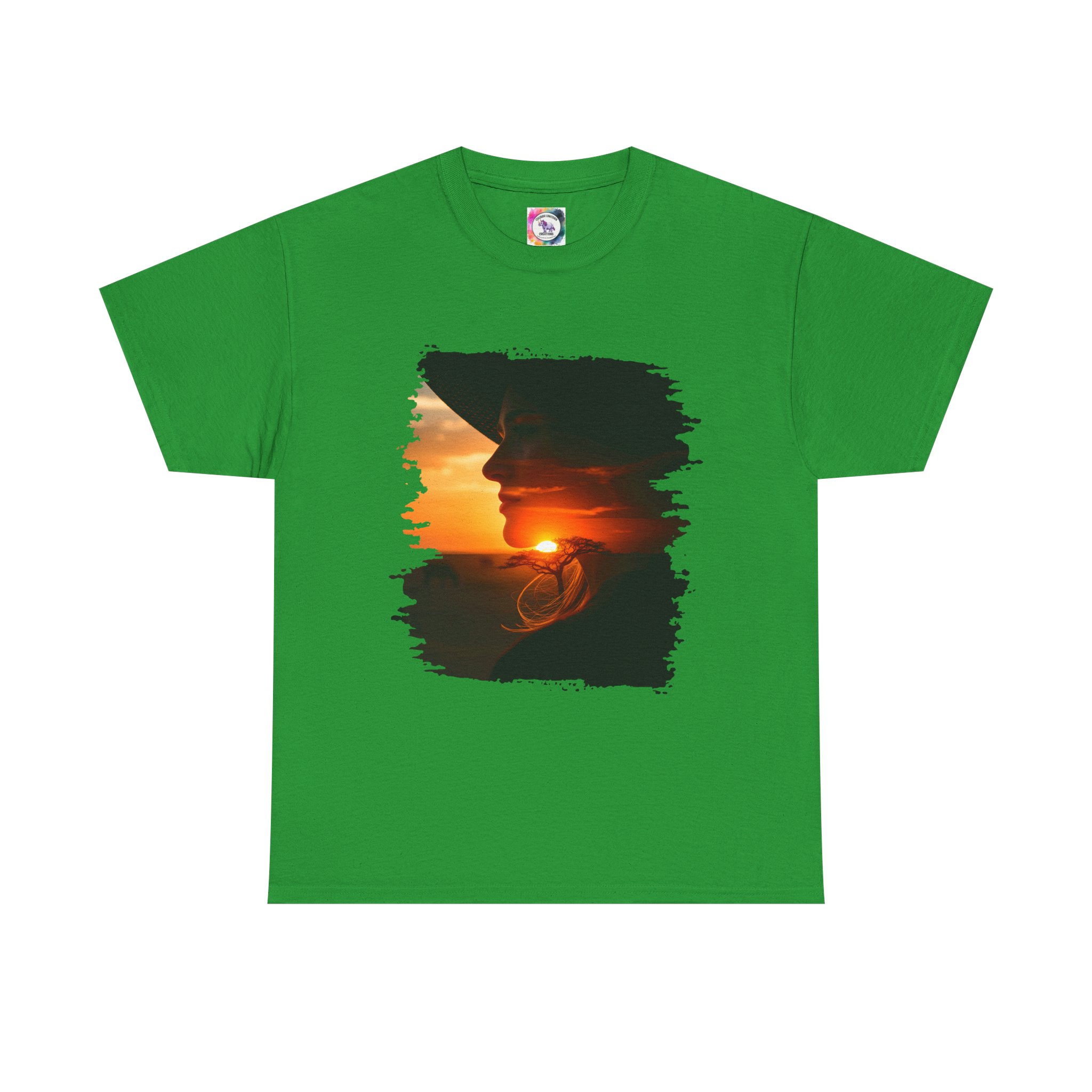 Sunset Savannah Silhouette T-Shirt - Image 29