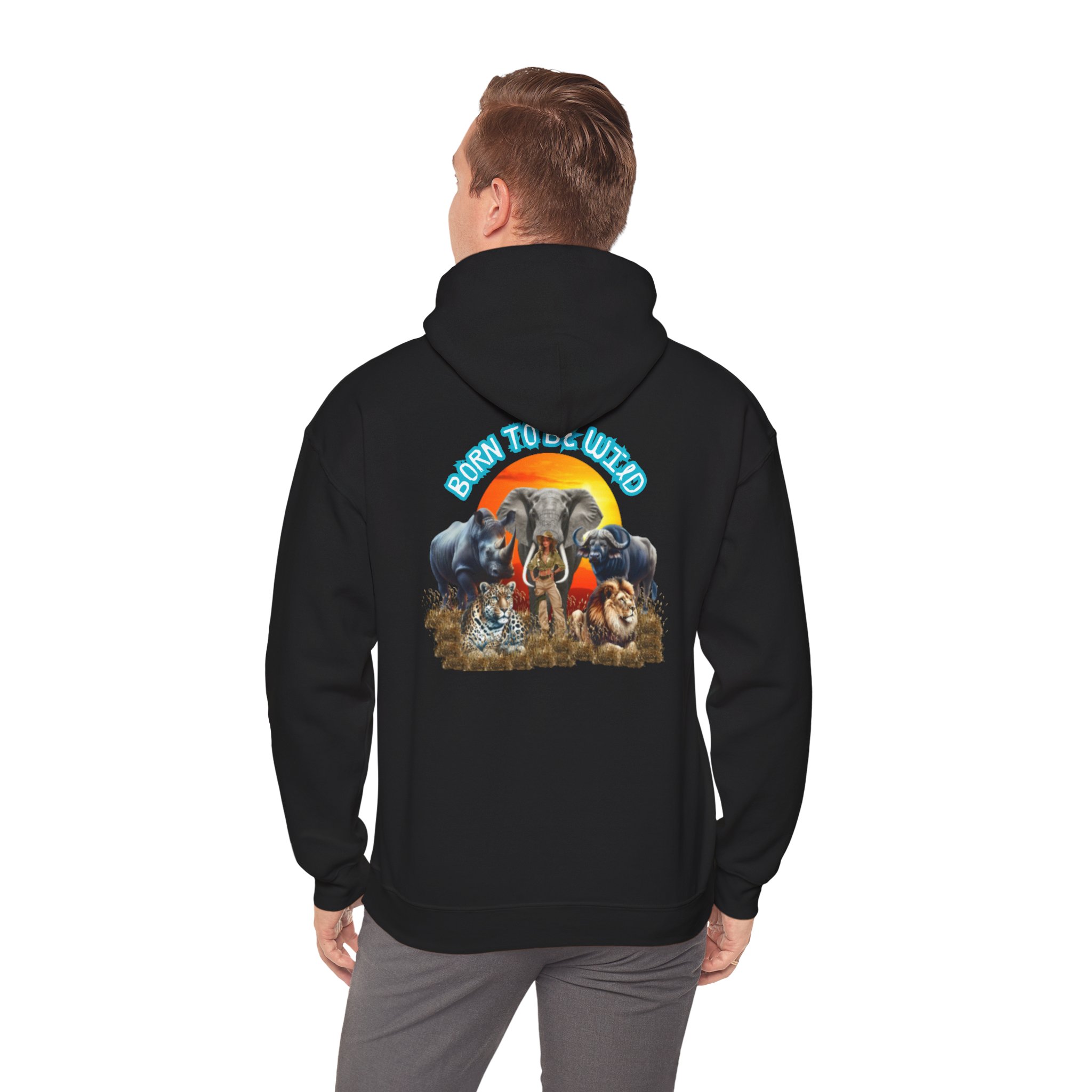 Elephant Lover's Heavy Blend Hoodie, Unisex Sweatshirt, Gift for Animal Lovers, Cozy Apparel, Nature Lover's Fashion, Birthday Gift - Image 15