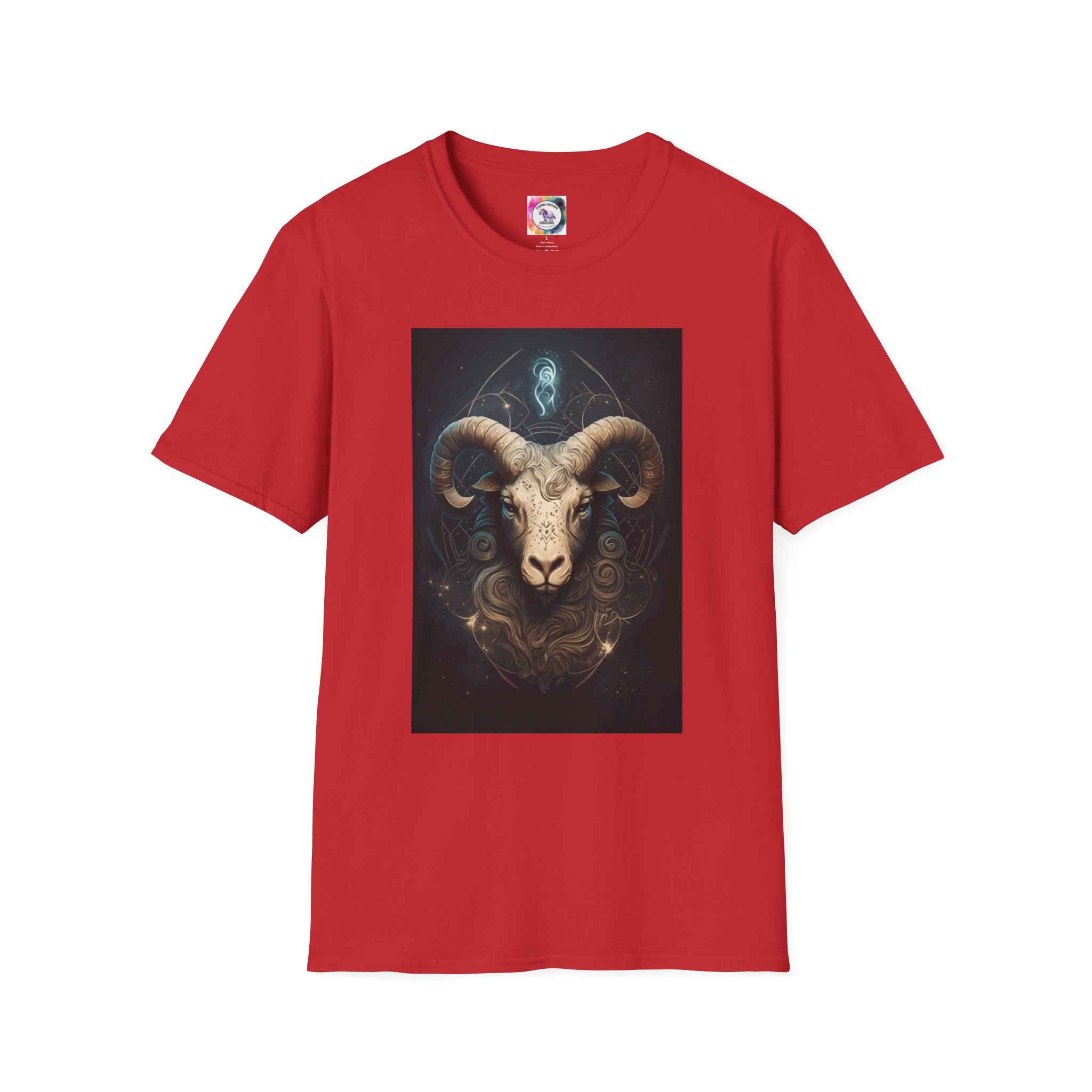 Aries Ram Graphic T-Shirt — Zodiac Sign Tee for Aries Fans - Image 46
