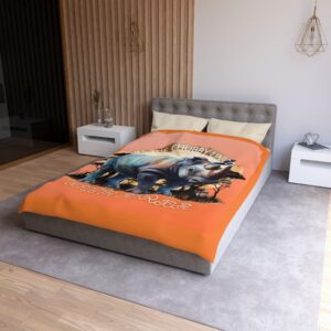 Save the Chubby Unicorn Microfiber Duvet Cover | Eco-Friendly Bedding, Animal Lover Gift, Unique Home Decor, Wildlife Conservation