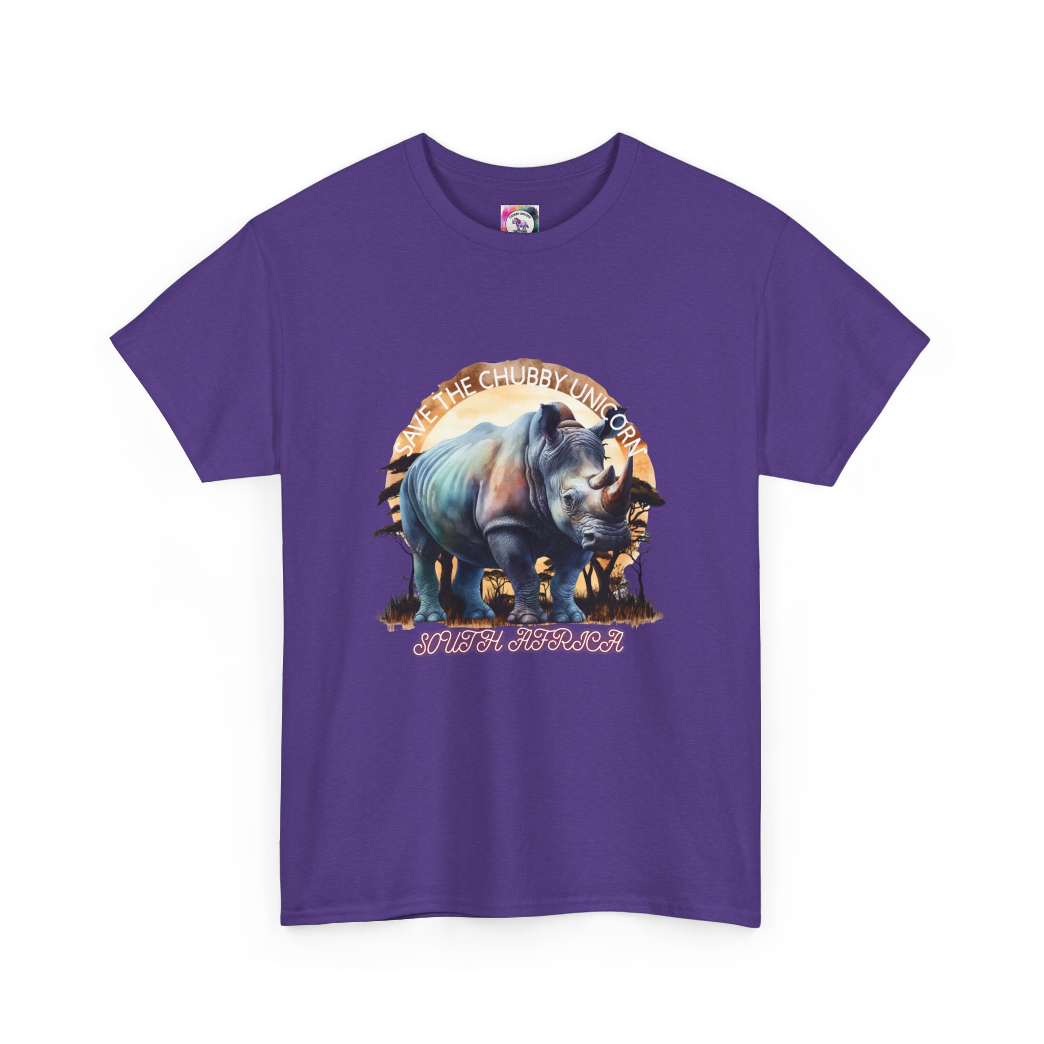 Vintage Rhino Graphic Tee | Comfortable Unisex Heavy Cotton Shirt | Animal Lover Gift | Eco-Friendly Fashion | Nature-Inspired Apparel - Image 43