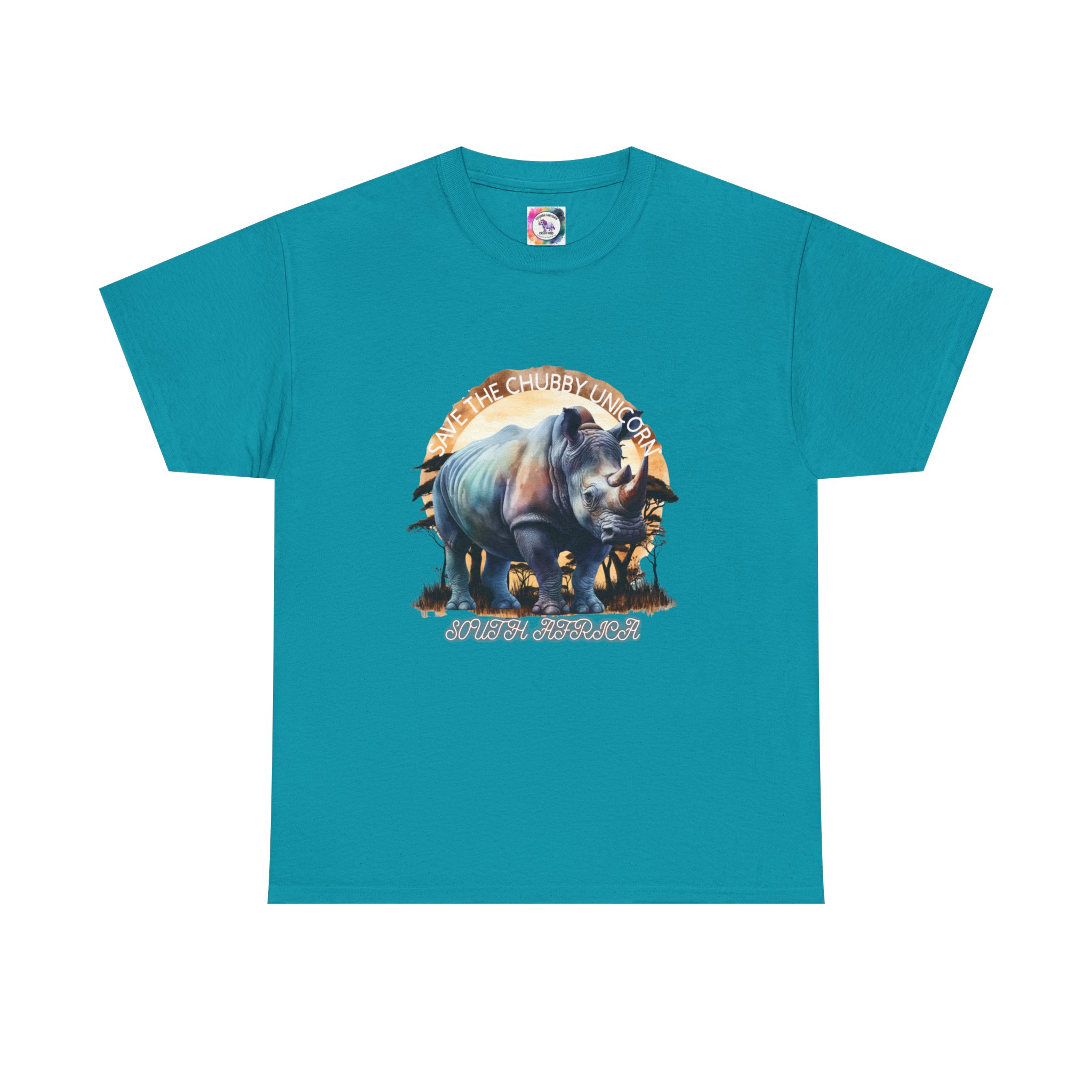 Vintage Rhino Graphic Tee | Comfortable Unisex Heavy Cotton Shirt | Animal Lover Gift | Eco-Friendly Fashion | Nature-Inspired Apparel - Image 36