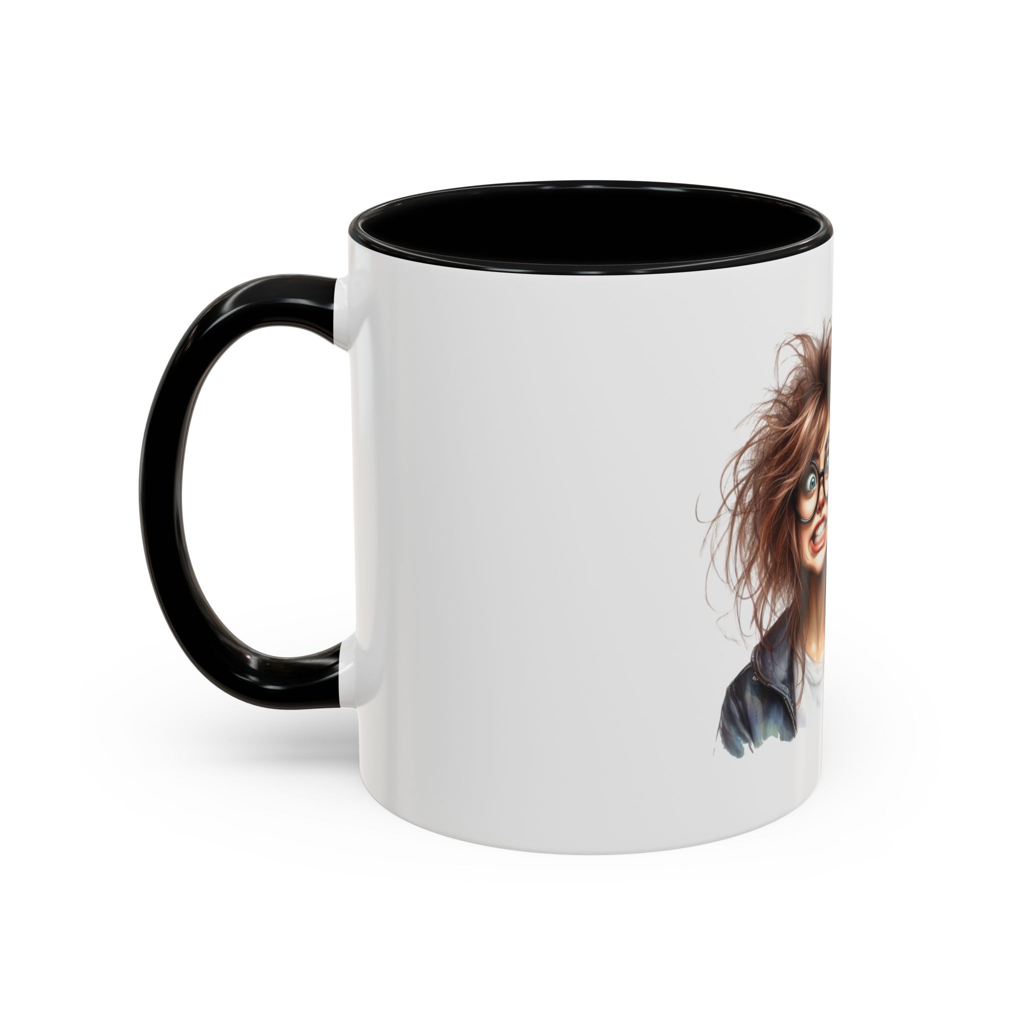 Funny Stressed Girl Accent Coffee Mug — Quirky Office Gift for Coffee Lovers - Image 3