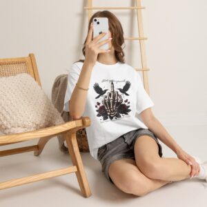 Gothic T-Shirt, Embrace Yourself Shirt, Aesthetic Tee, Unique Designed Tee, Artistic Graphic Tee, Perfect Gift for Halloween