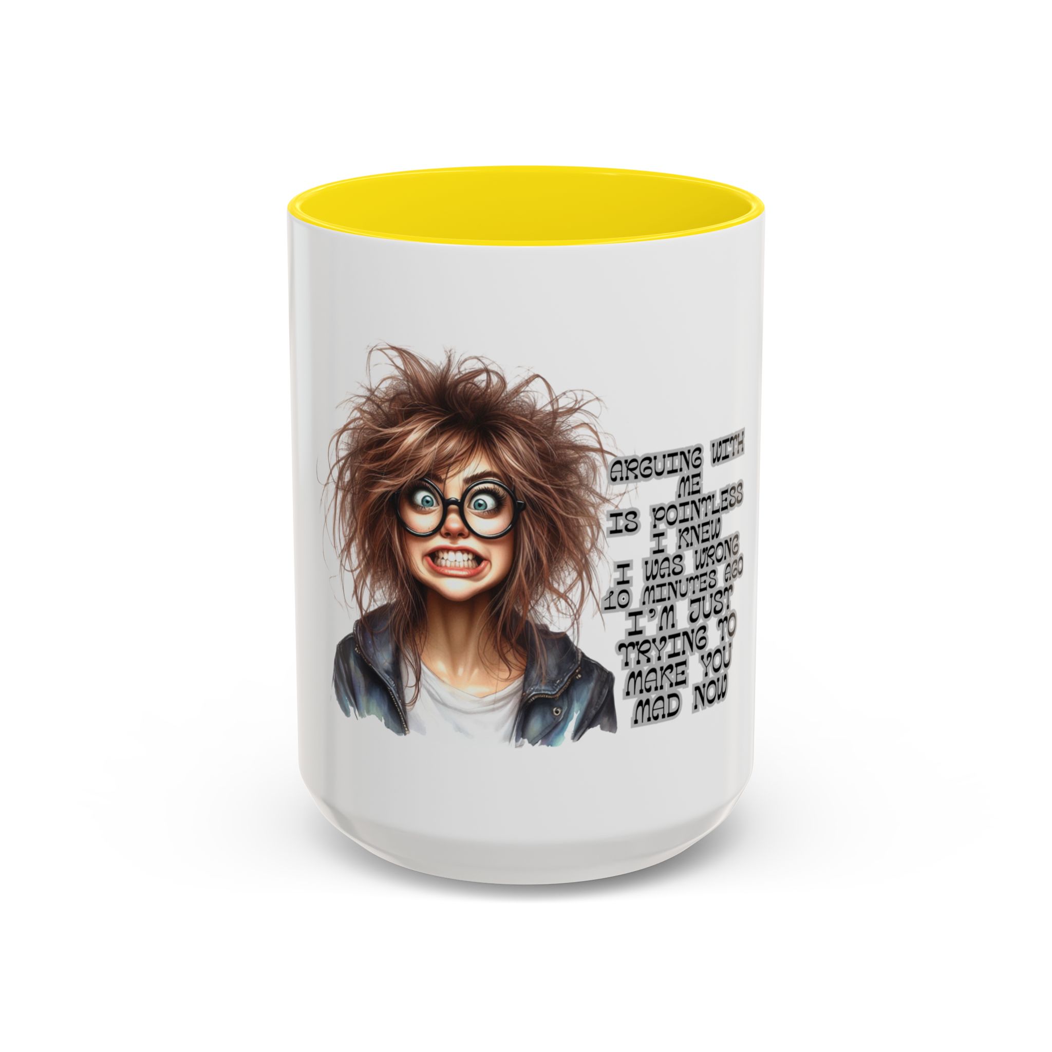 Funny Stressed Girl Accent Coffee Mug — Quirky Office Gift for Coffee Lovers - Image 53