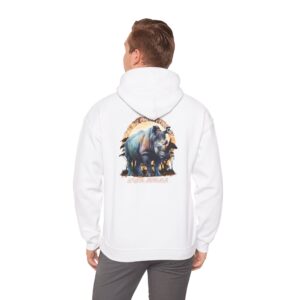 Vintage Animal Graphic Hoodie, Cozy Sweatshirt for Animal Lovers, Perfect Gift for Birthdays, Nature Themed Apparel