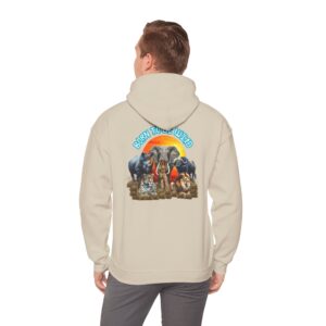 Elephant Lover's Heavy Blend Hoodie, Unisex Sweatshirt, Gift for Animal Lovers, Cozy Apparel, Nature Lover's Fashion, Birthday Gift