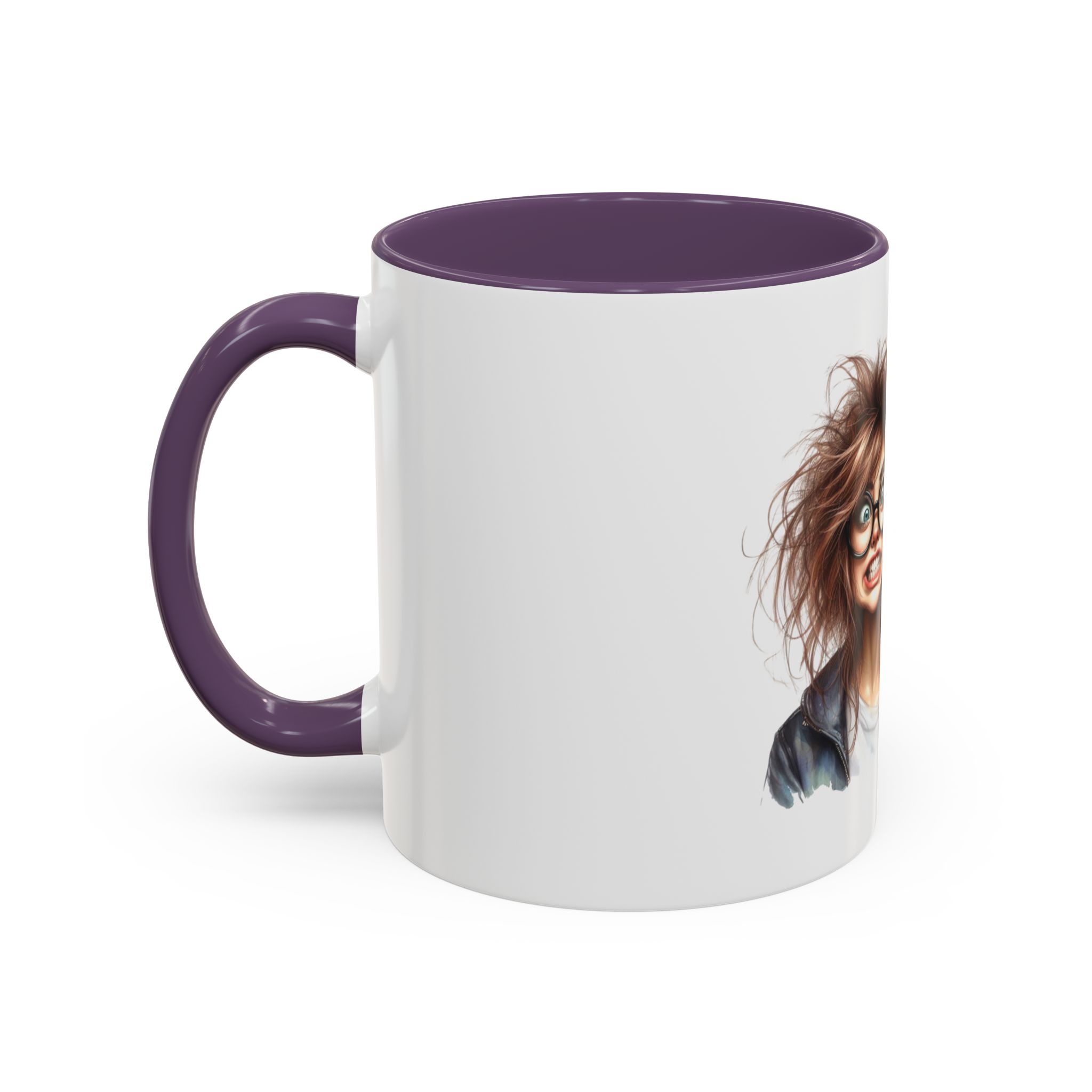 Funny Stressed Girl Accent Coffee Mug — Quirky Office Gift for Coffee Lovers - Image 63