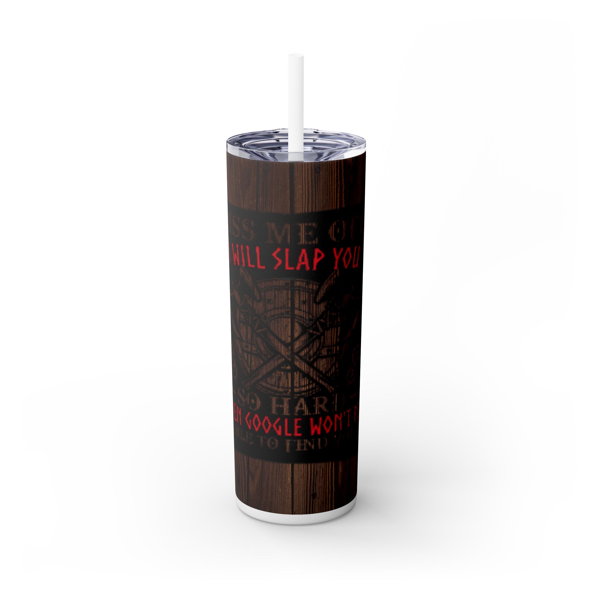 Funny Skinny Tumbler, 20oz | Quirky Drinkware for Coffee Lovers, Gifts for Friends, Funny Kitchen Accessories, Humor for Home - Image 6