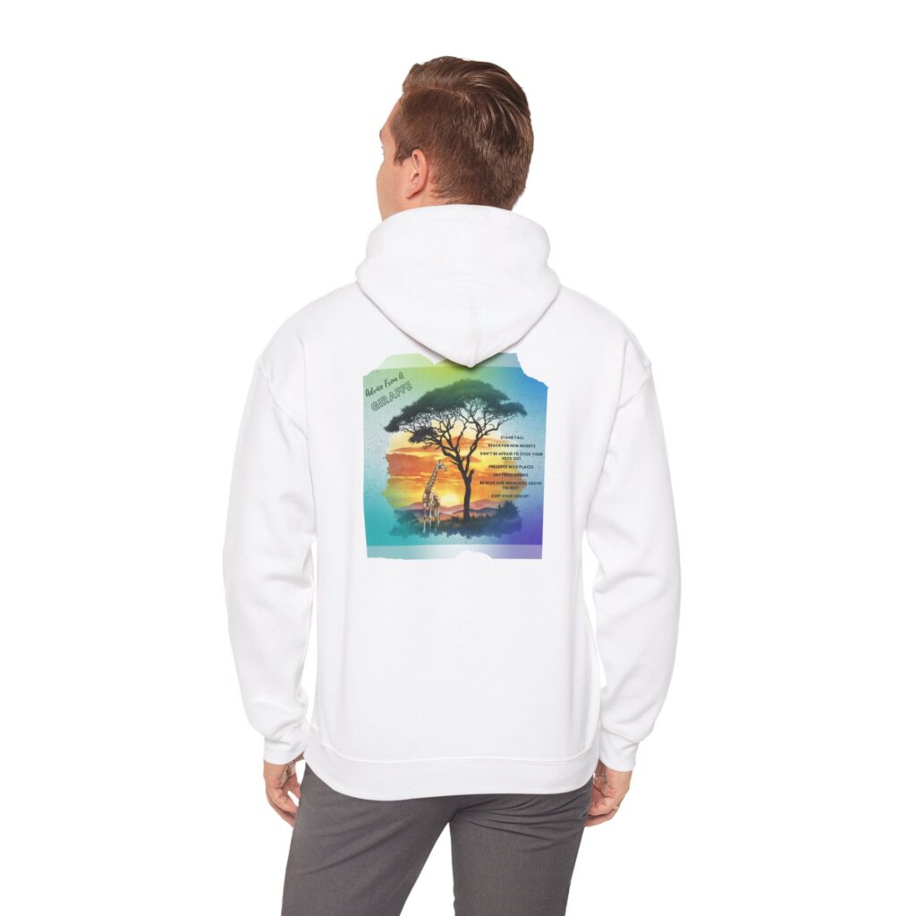 Hoodie - Sunset Tree Hoodie (Inspirational Poem Back Print)