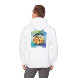 Hoodie - Sunset Tree Hoodie (Inspirational Poem Back Print)