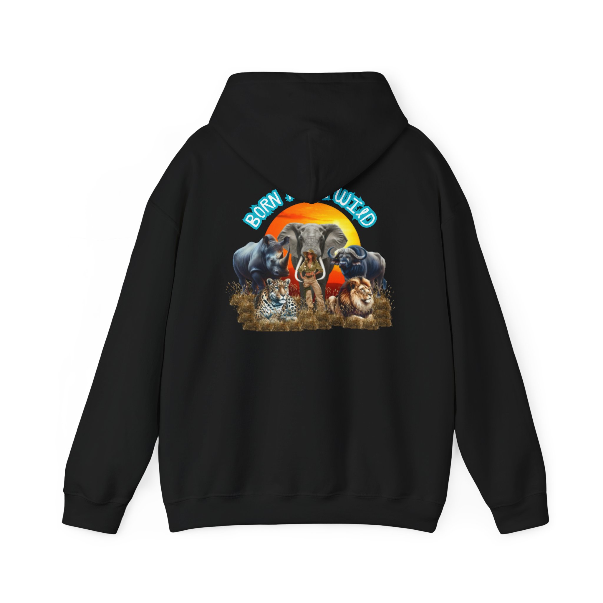Elephant Lover's Heavy Blend Hoodie, Unisex Sweatshirt, Gift for Animal Lovers, Cozy Apparel, Nature Lover's Fashion, Birthday Gift - Image 12