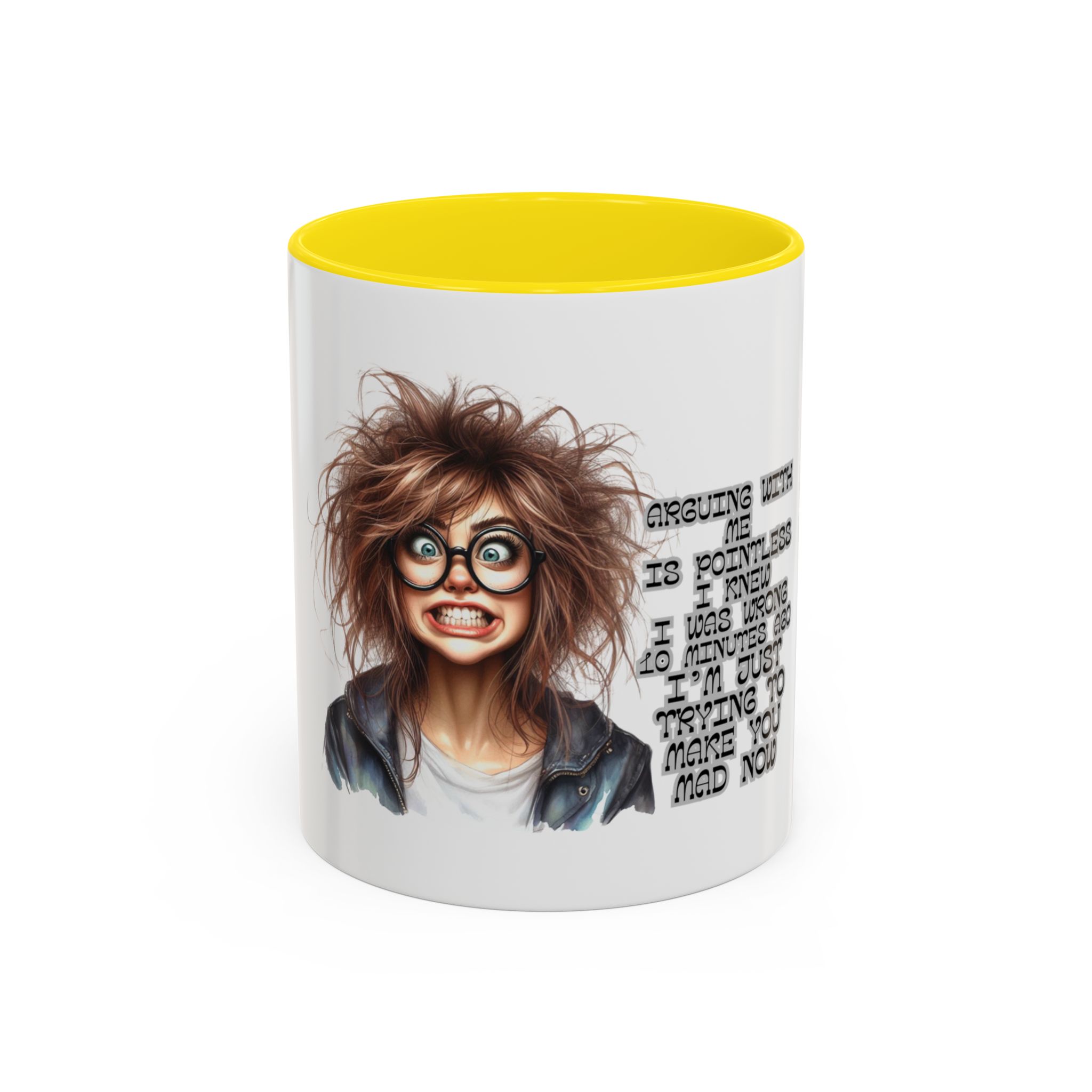 Funny Stressed Girl Accent Coffee Mug — Quirky Office Gift for Coffee Lovers - Image 45