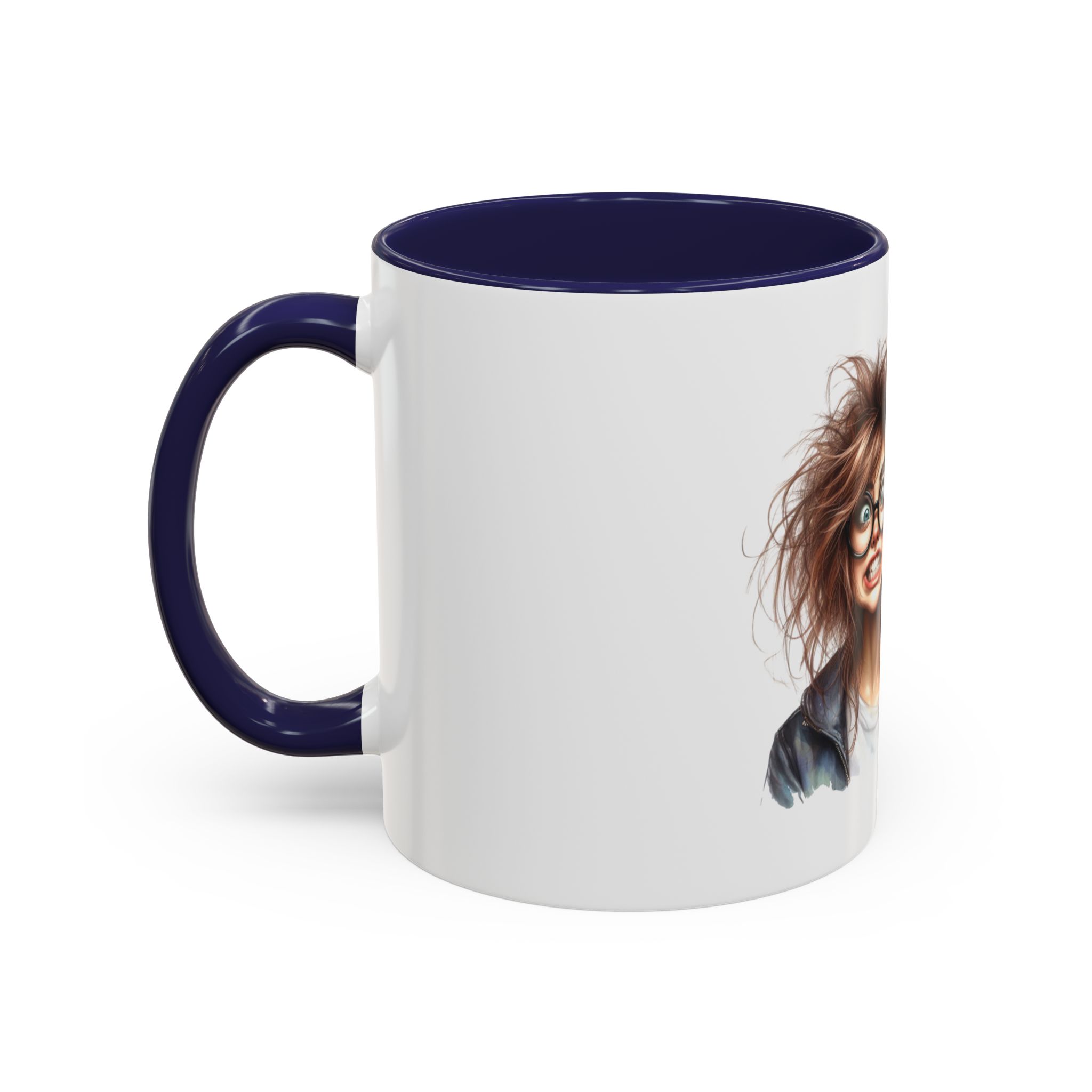 Funny Stressed Girl Accent Coffee Mug — Quirky Office Gift for Coffee Lovers - Image 7