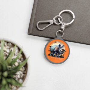 Charming Animal Keyring Tag, Keychain Gift for Nature Lovers, Birthday Favor, Personalize, Eco-Friendly Accessory