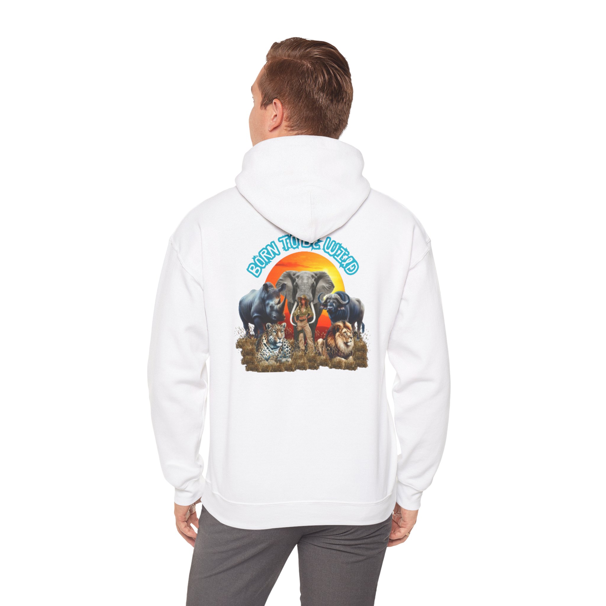 Elephant Lover's Heavy Blend Hoodie, Unisex Sweatshirt, Gift for Animal Lovers, Cozy Apparel, Nature Lover's Fashion, Birthday Gift - Image 10