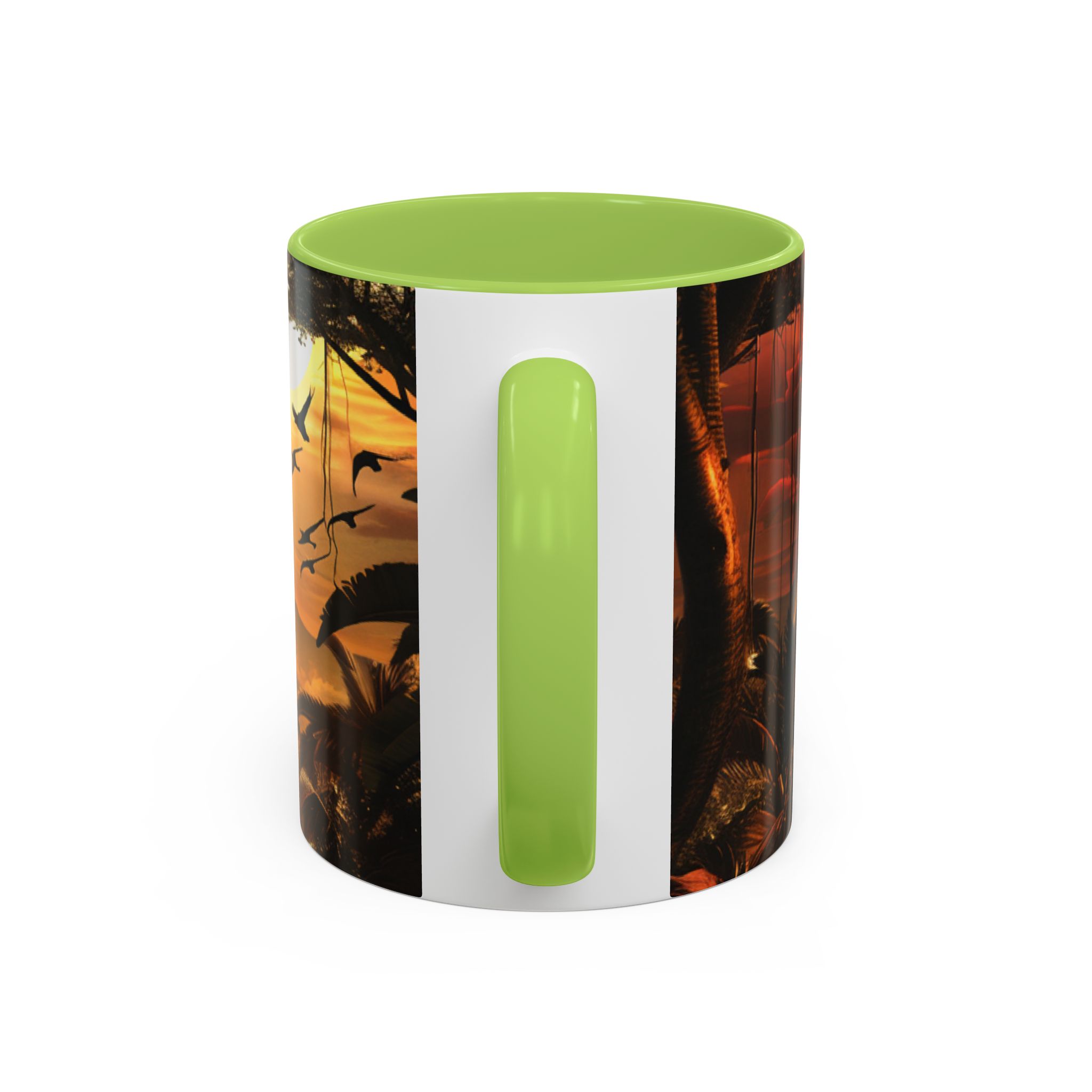 Wildlife Collage Accent Coffee Mug — Rustic Safari Animal Photo Design (11/15 oz) - Image 60