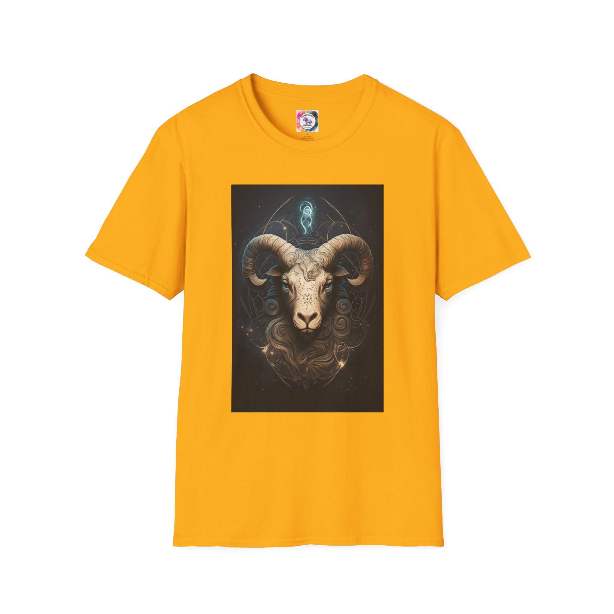 Aries Ram Graphic T-Shirt — Zodiac Sign Tee for Aries Fans - Image 22