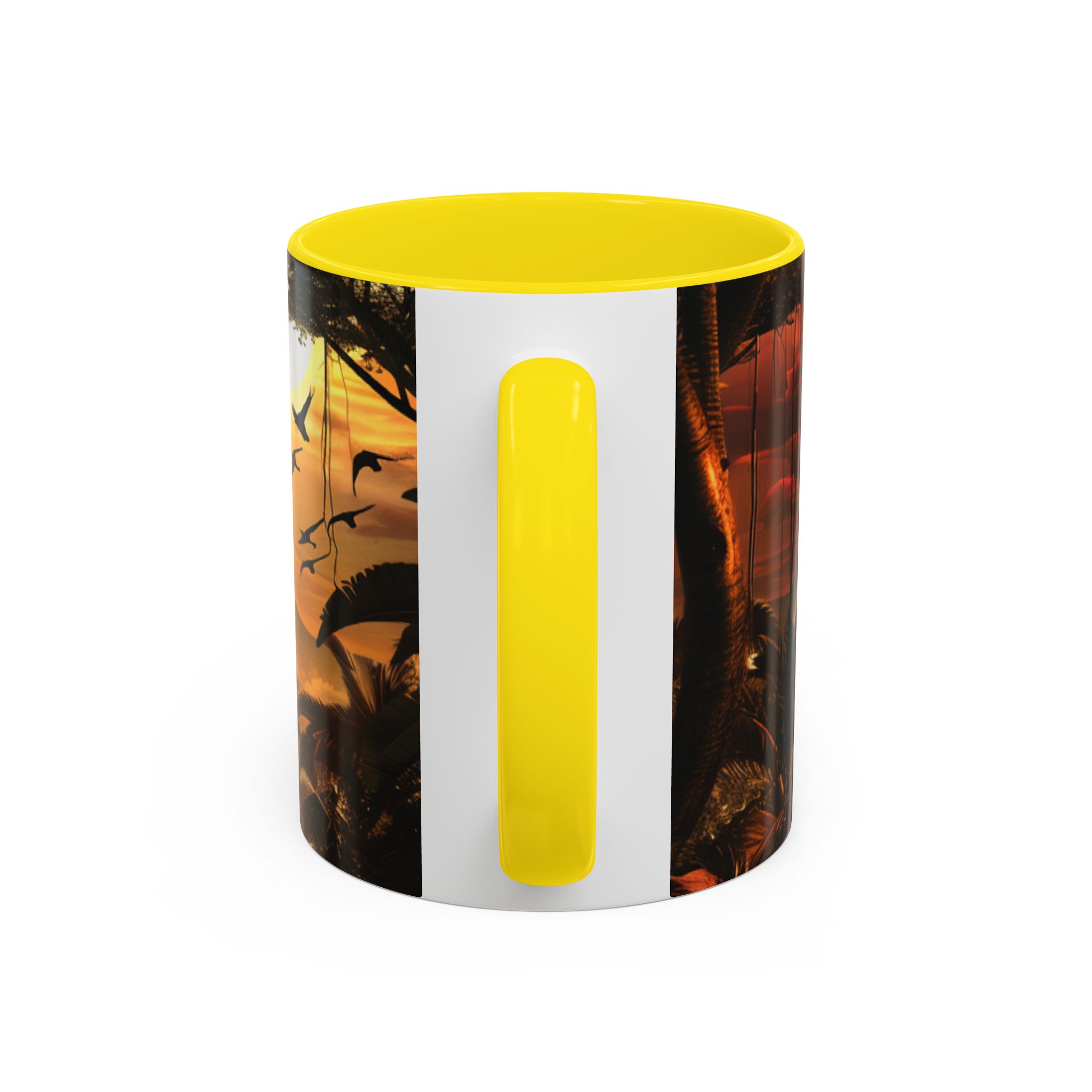 Wildlife Collage Accent Coffee Mug — Rustic Safari Animal Photo Design (11/15 oz) - Image 48