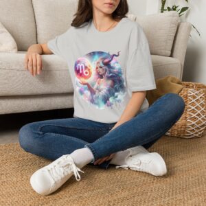 Capricorn Zodiac T-Shirt — Mystical Capricorn Woman Astrology Tee (I’m a Capricorn Woman: My Heart on My Sleeve)