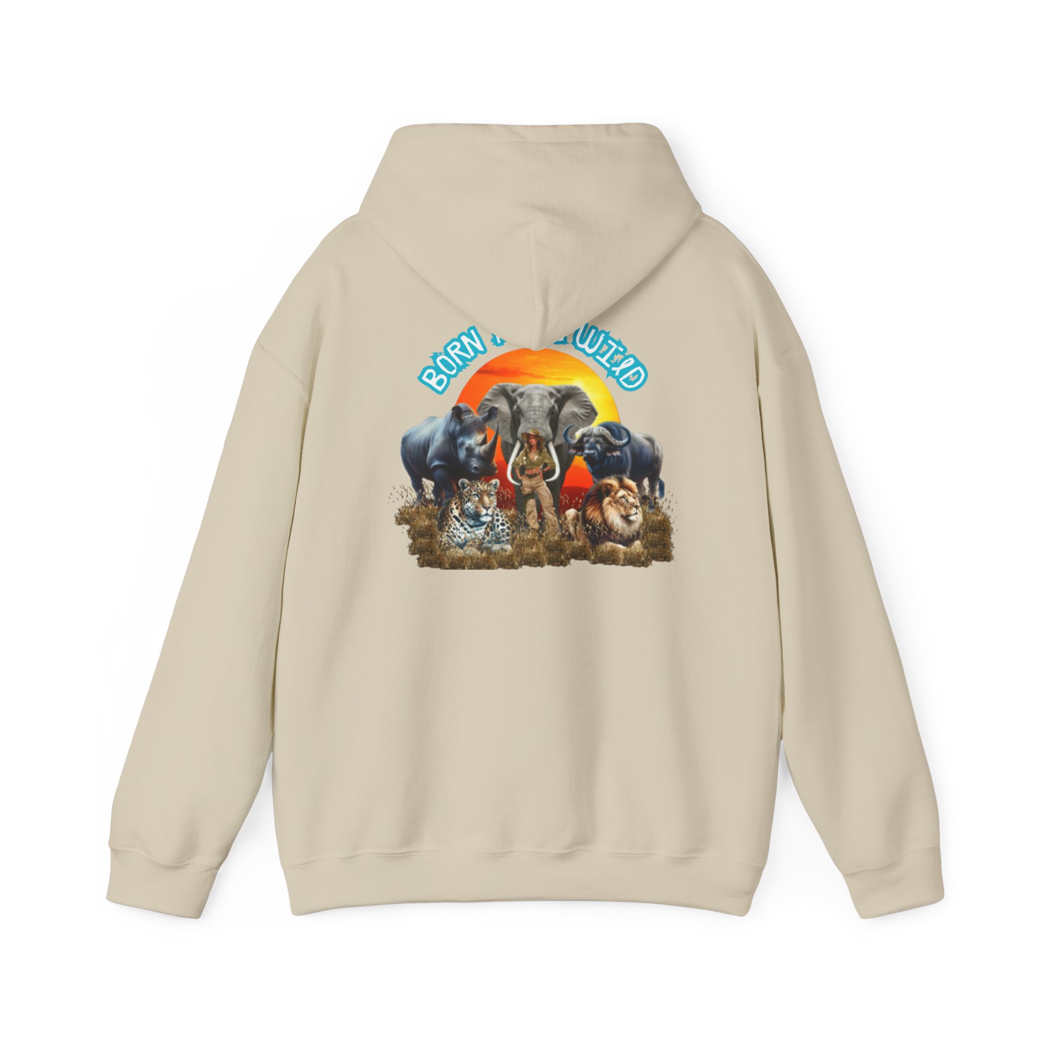 Elephant Lover's Heavy Blend Hoodie, Unisex Sweatshirt, Gift for Animal Lovers, Cozy Apparel, Nature Lover's Fashion, Birthday Gift - Image 3