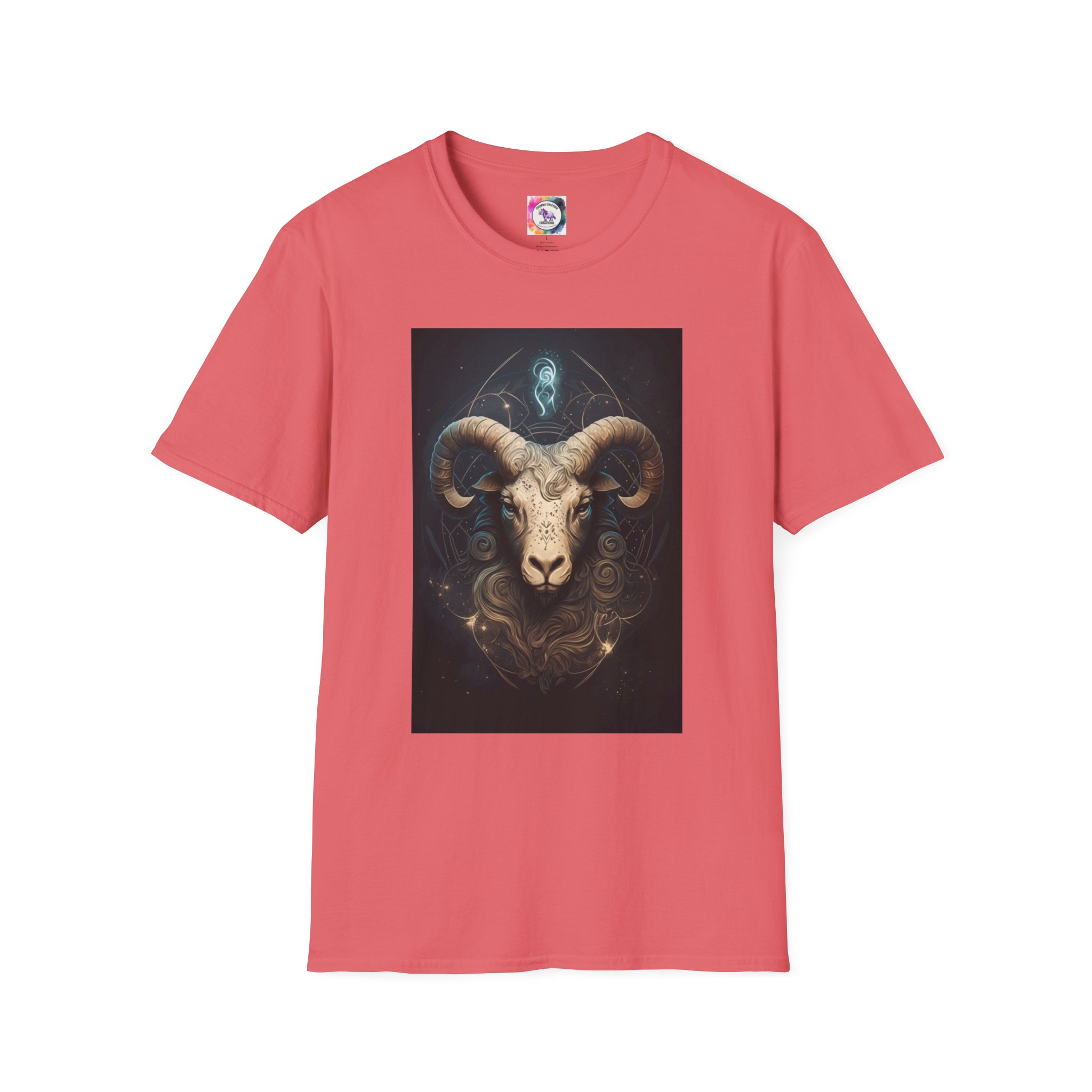 Aries Ram Graphic T-Shirt — Zodiac Sign Tee for Aries Fans - Image 6