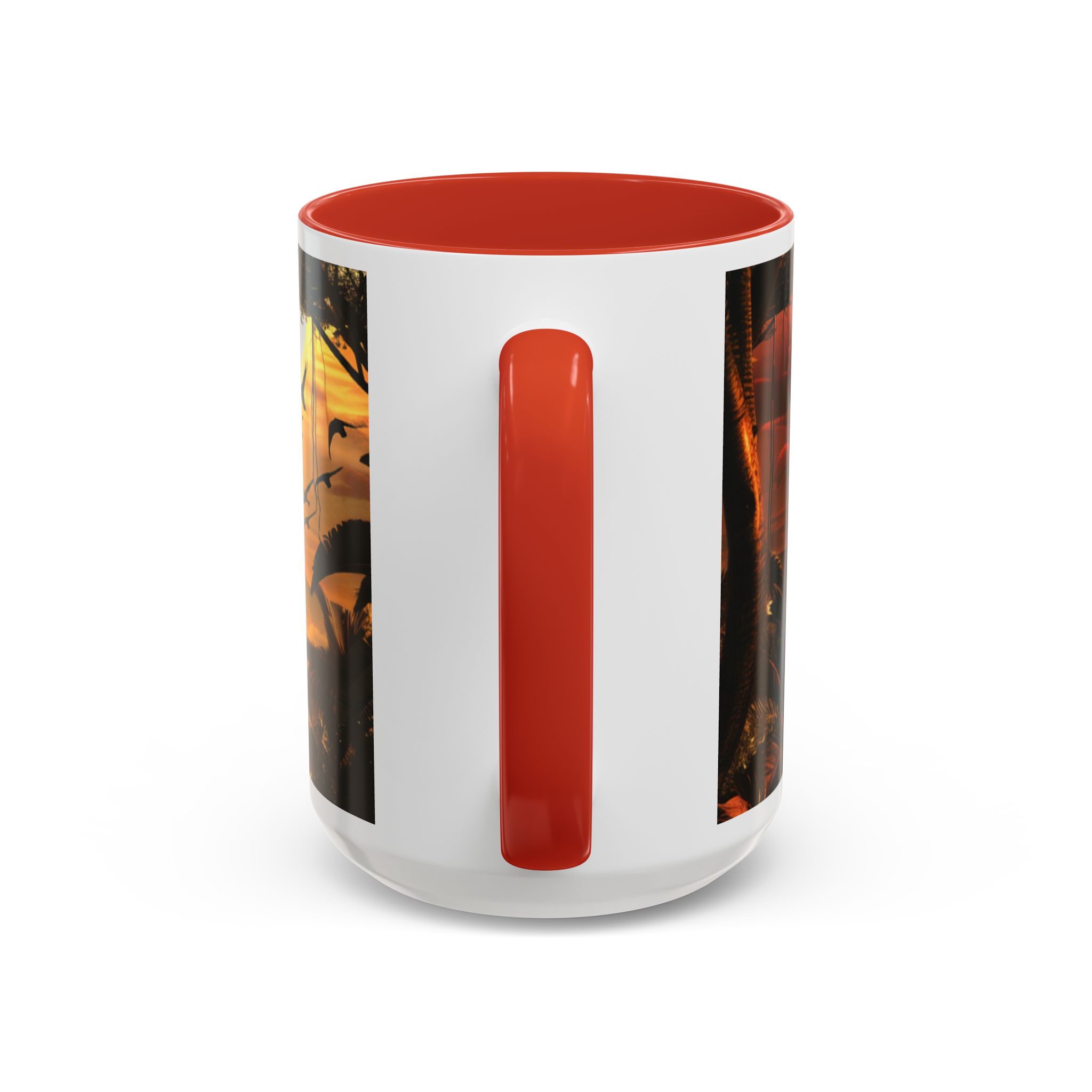 Wildlife Collage Accent Coffee Mug — Rustic Safari Animal Photo Design (11/15 oz) - Image 32