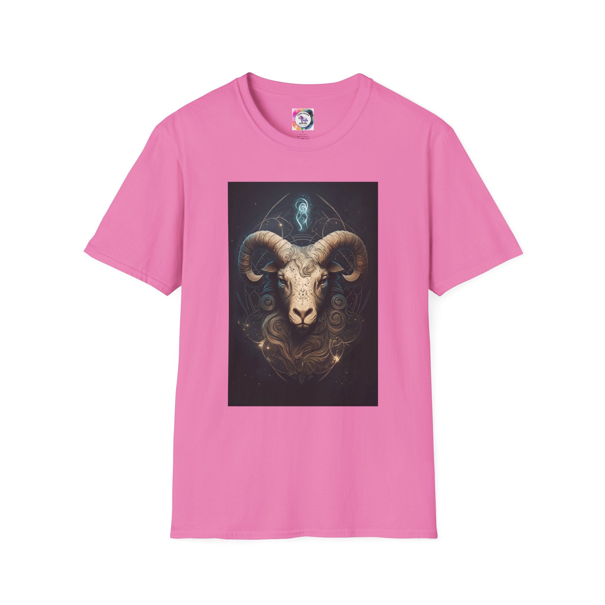 Aries Ram Graphic T-Shirt — Zodiac Sign Tee for Aries Fans - Image 42