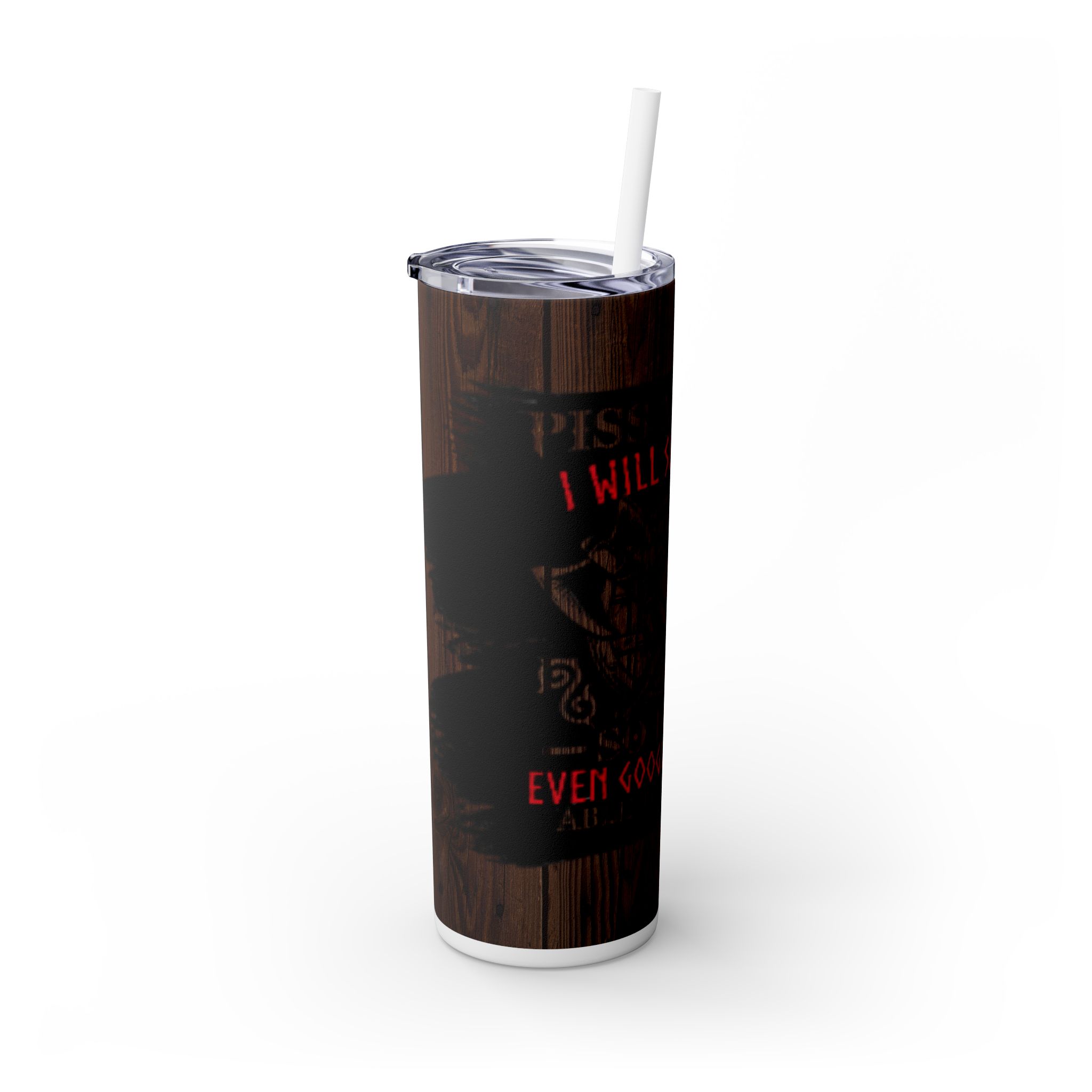 Funny Skinny Tumbler, 20oz | Quirky Drinkware for Coffee Lovers, Gifts for Friends, Funny Kitchen Accessories, Humor for Home - Image 3