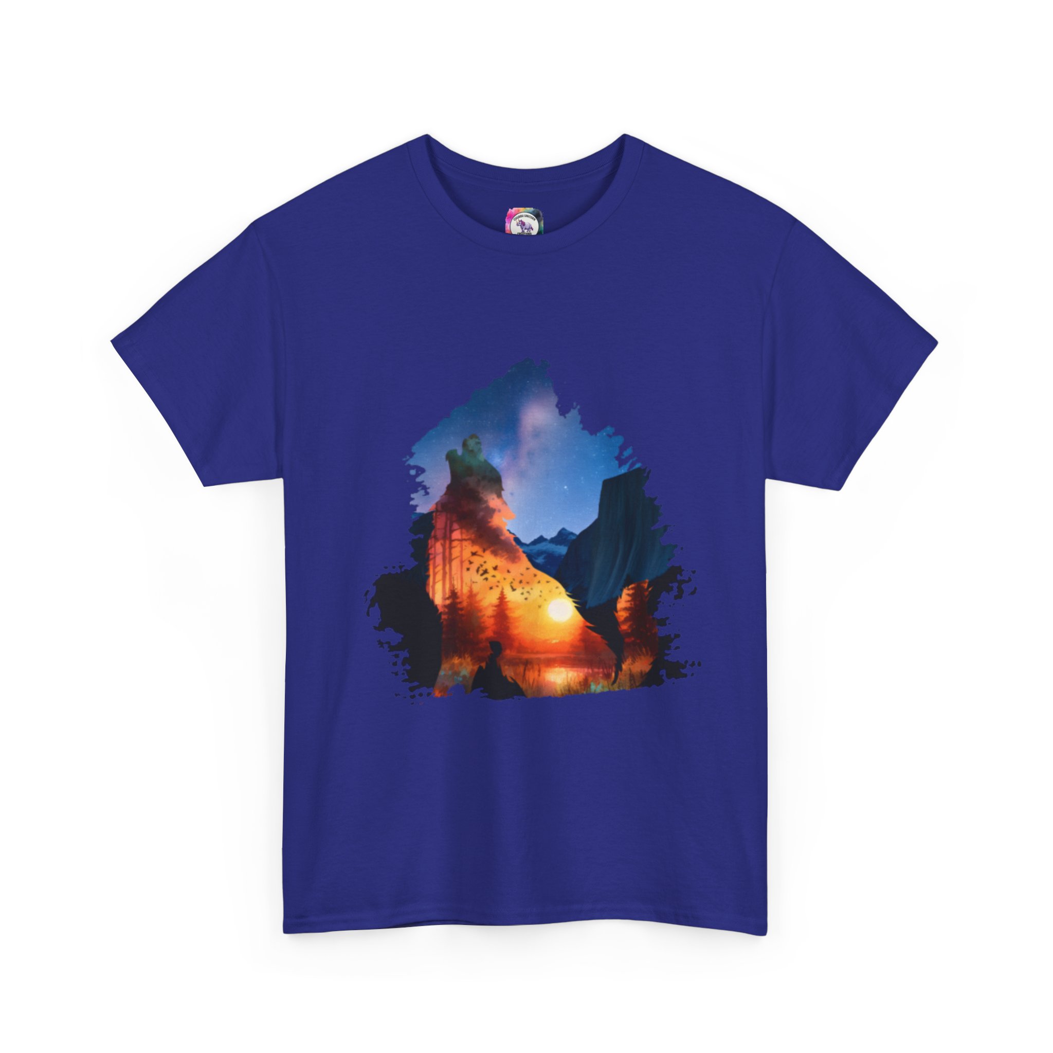 Nature-Inspired Unisex Heavy Cotton Tee, Outdoor Adventure Shirt, Gift for Nature Lovers, Travel T-Shirt, Casual Wear, Hiking Apparel - Image 10