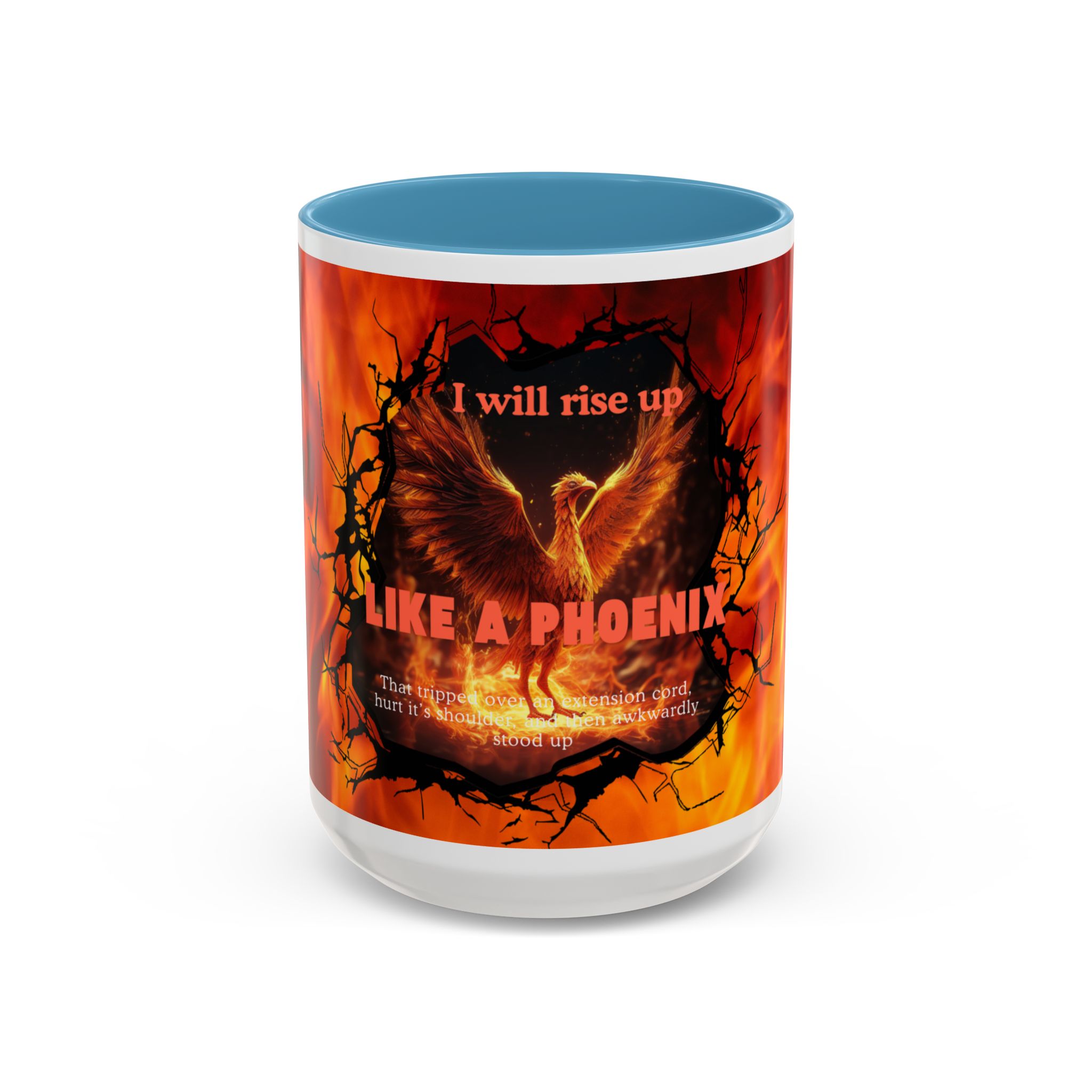 Phoenix Rising Coffee Mug - Motivational Gift for Home, Office, Inspirational Decor, Fire Element, Empowerment Quotes - Image 38