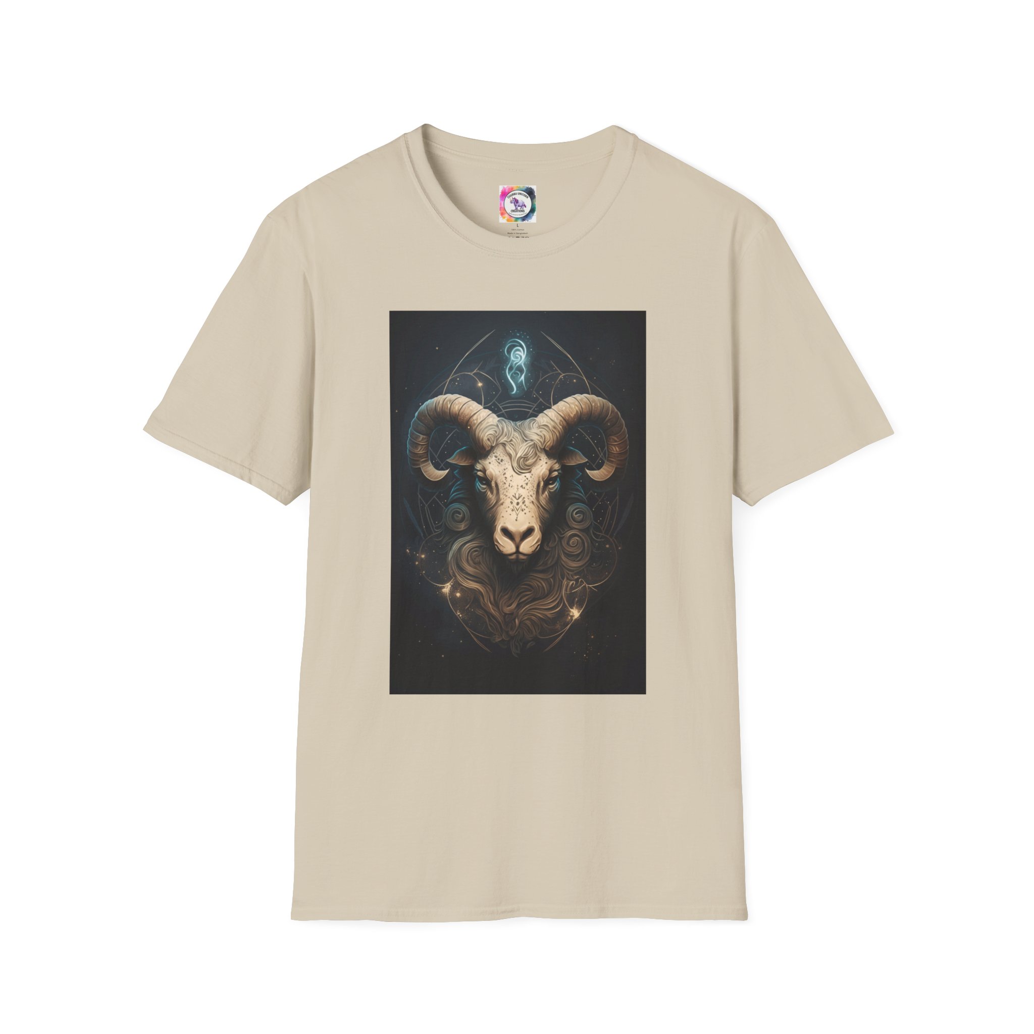 Aries Ram Graphic T-Shirt — Zodiac Sign Tee for Aries Fans - Image 14