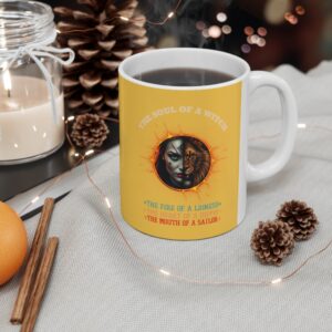 Soul of a Witch Coffee Mug, Ceramic Cup, Artistic Drinkware, Gifts for Witches, Unique Coffee Cups, Magical Home Decor