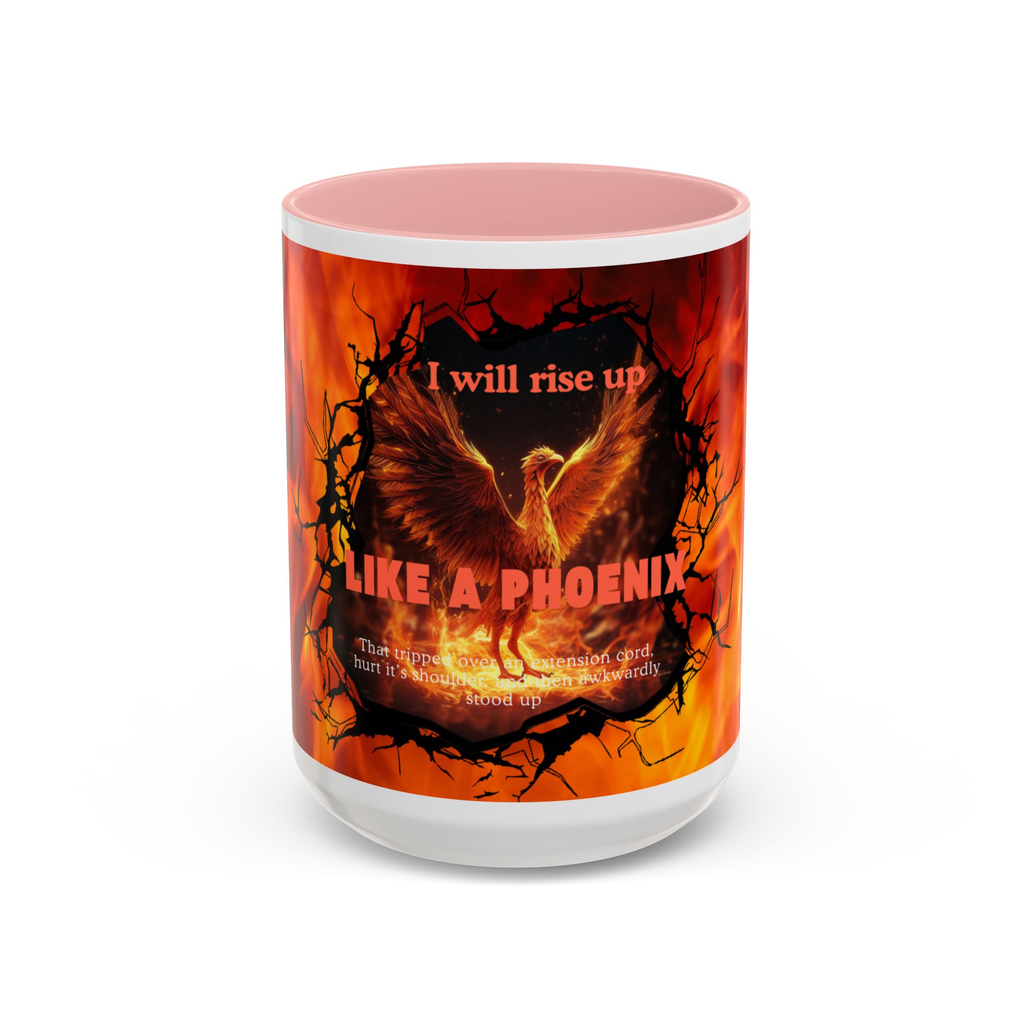 Phoenix Rising Coffee Mug - Motivational Gift for Home, Office, Inspirational Decor, Fire Element, Empowerment Quotes - Image 26