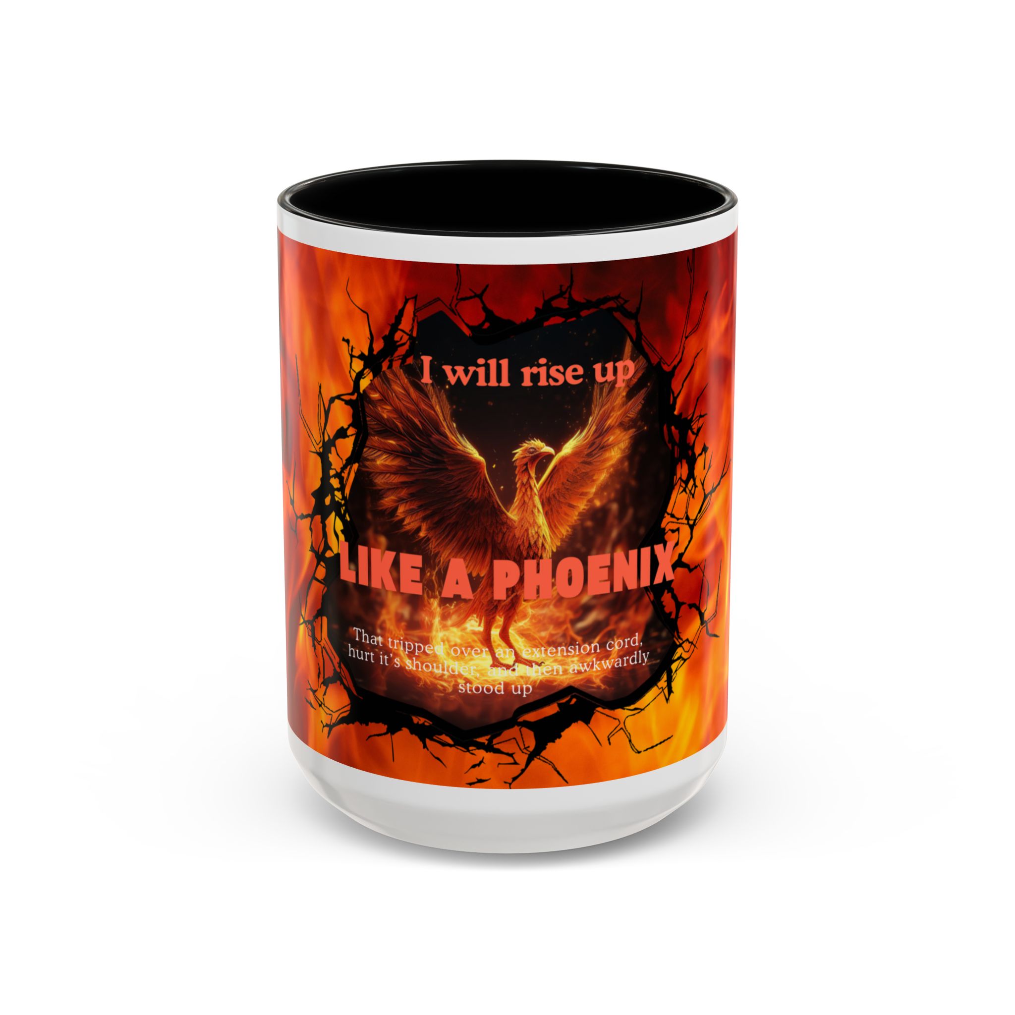 Phoenix Rising Coffee Mug - Motivational Gift for Home, Office, Inspirational Decor, Fire Element, Empowerment Quotes - Image 18