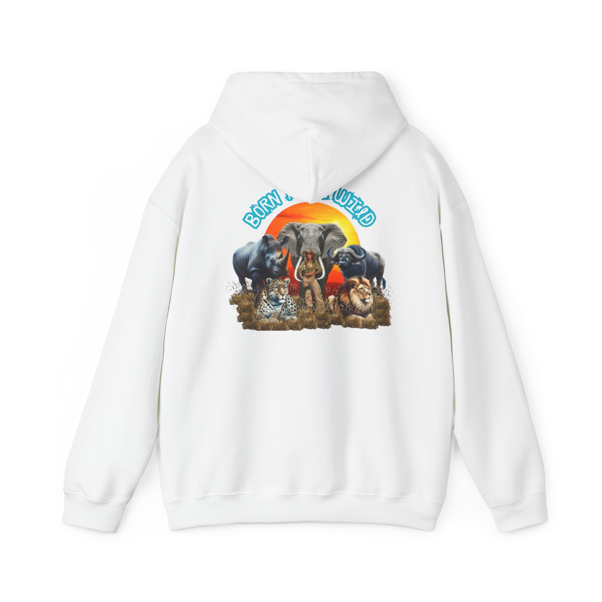 Elephant Lover's Heavy Blend Hoodie, Unisex Sweatshirt, Gift for Animal Lovers, Cozy Apparel, Nature Lover's Fashion, Birthday Gift - Image 6