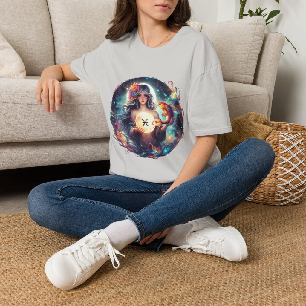 Pisces Woman Zodiac T-Shirt — Astrological Pisces Tee with 'I Am a Pisces Woman' Design