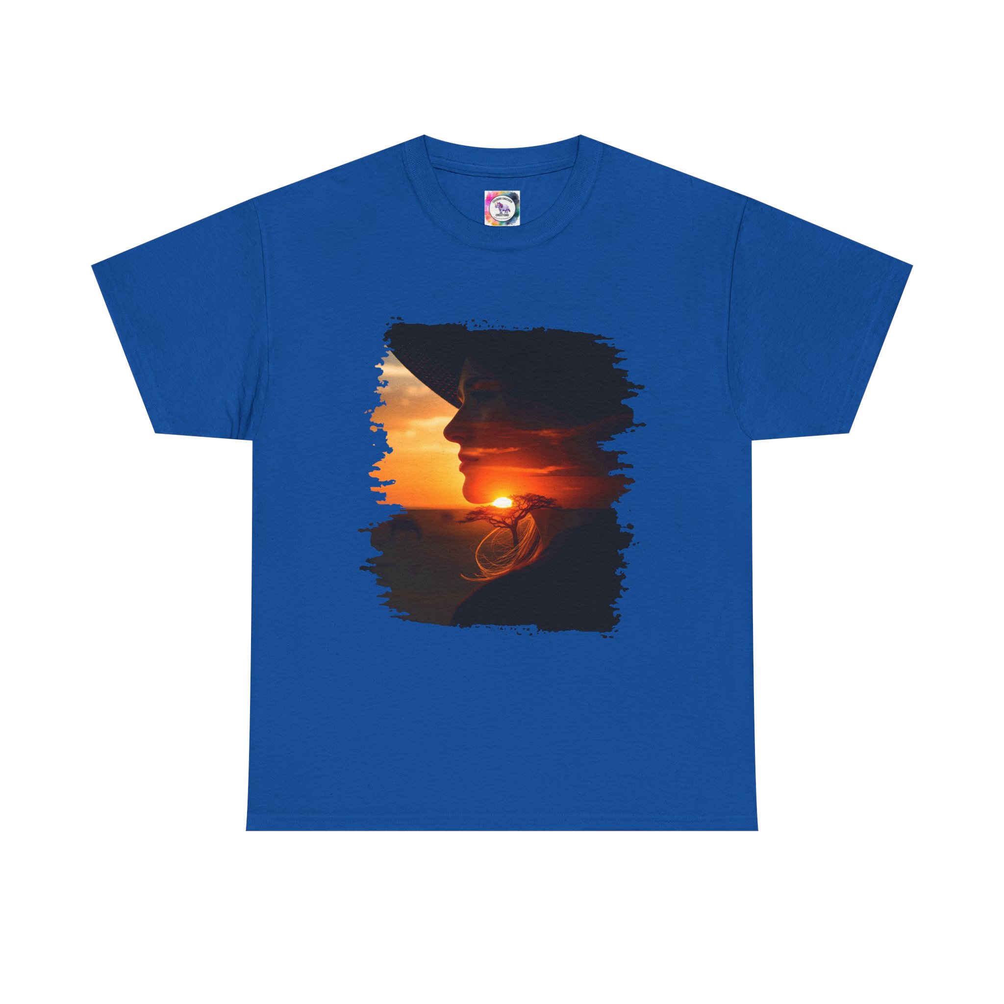 Sunset Savannah Silhouette T-Shirt - Image 33