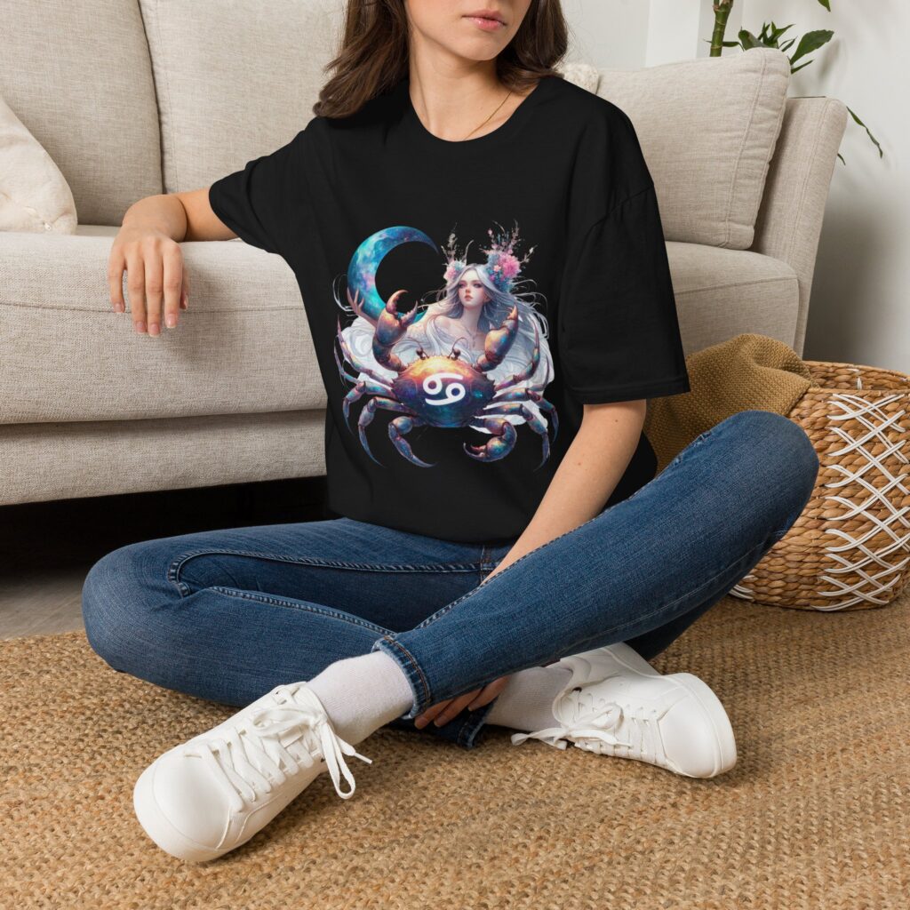 Cancer Zodiac T-Shirt — "I’m a Cancer Woman" Astrological Crab Tee