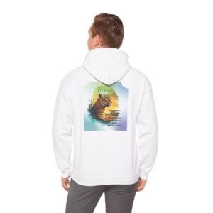Leopard Sunset Hoodie — Inspirational Animal Print Graphic Sweatshirt