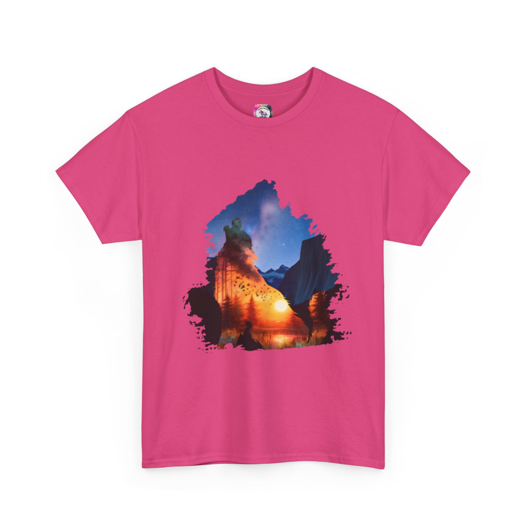 Nature-Inspired Unisex Heavy Cotton Tee, Outdoor Adventure Shirt, Gift for Nature Lovers, Travel T-Shirt, Casual Wear, Hiking Apparel - Image 12