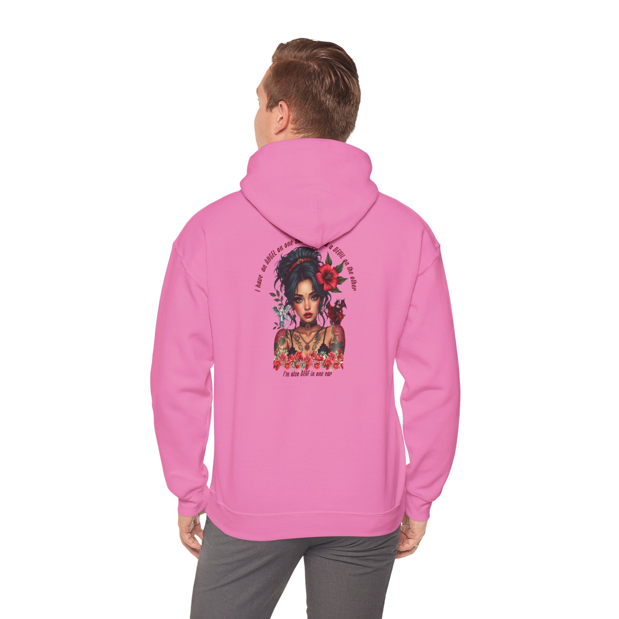Bohemian Tattoo-Inspired Hoodie, Cozy Sweatshirt for Art Lovers, Casual Fall Outfit, Perfect Gift for Her, Unique Streetwear