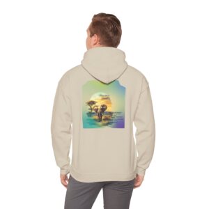 Elephant Sunset Hoodie — Inspirational Safari Quote Pullover